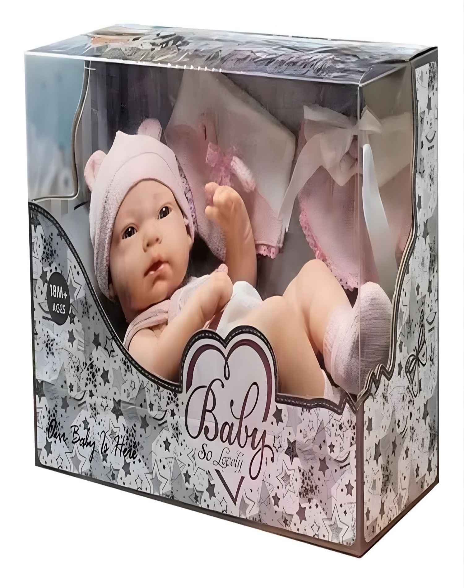 BEBE MUÑECA REALISTA DE SILICONA NIÑA ROSA 7N9 - 3