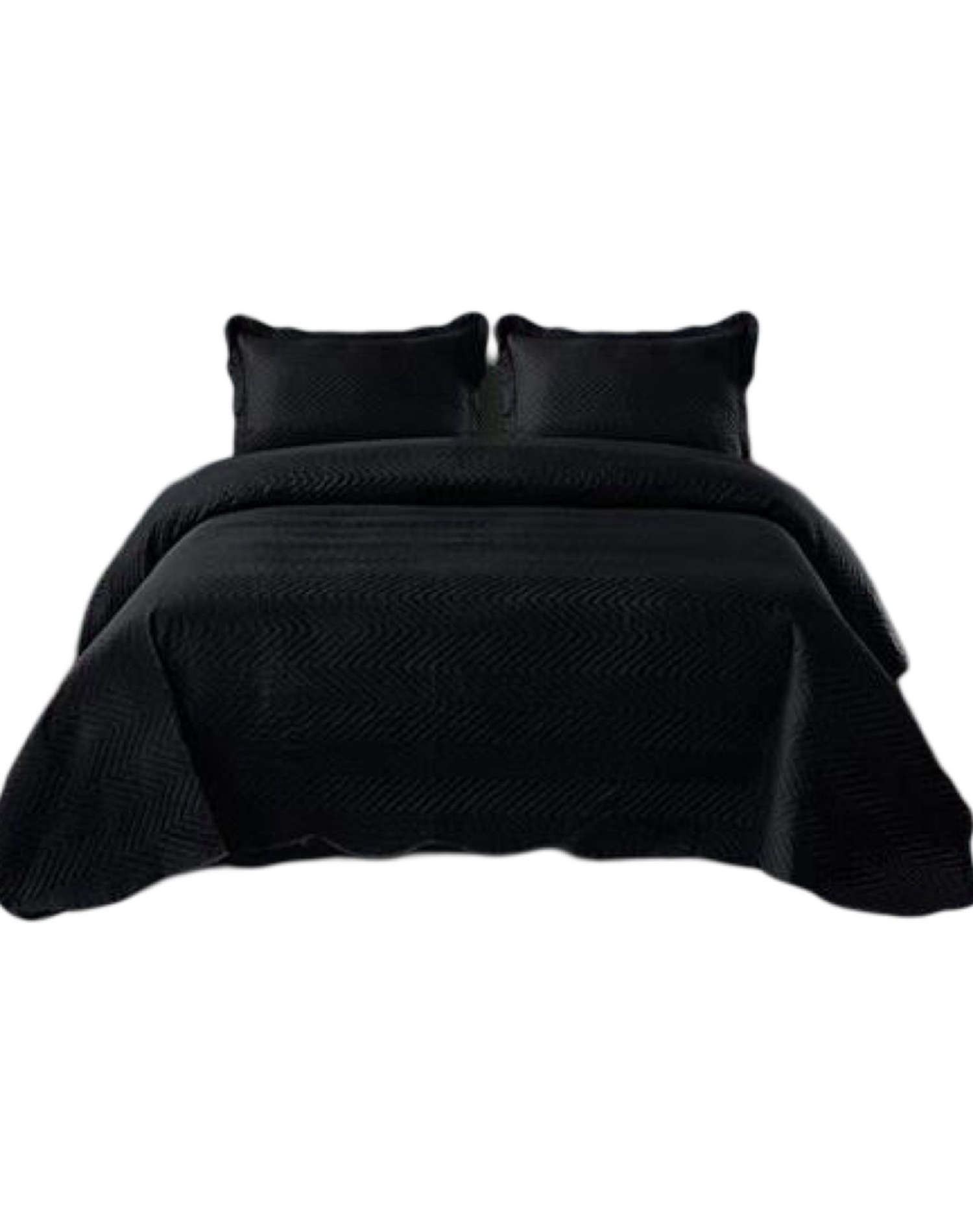 QUILT NEGRO VERANO PLAZA Y MEDIA SUAVE 11N03 - 1