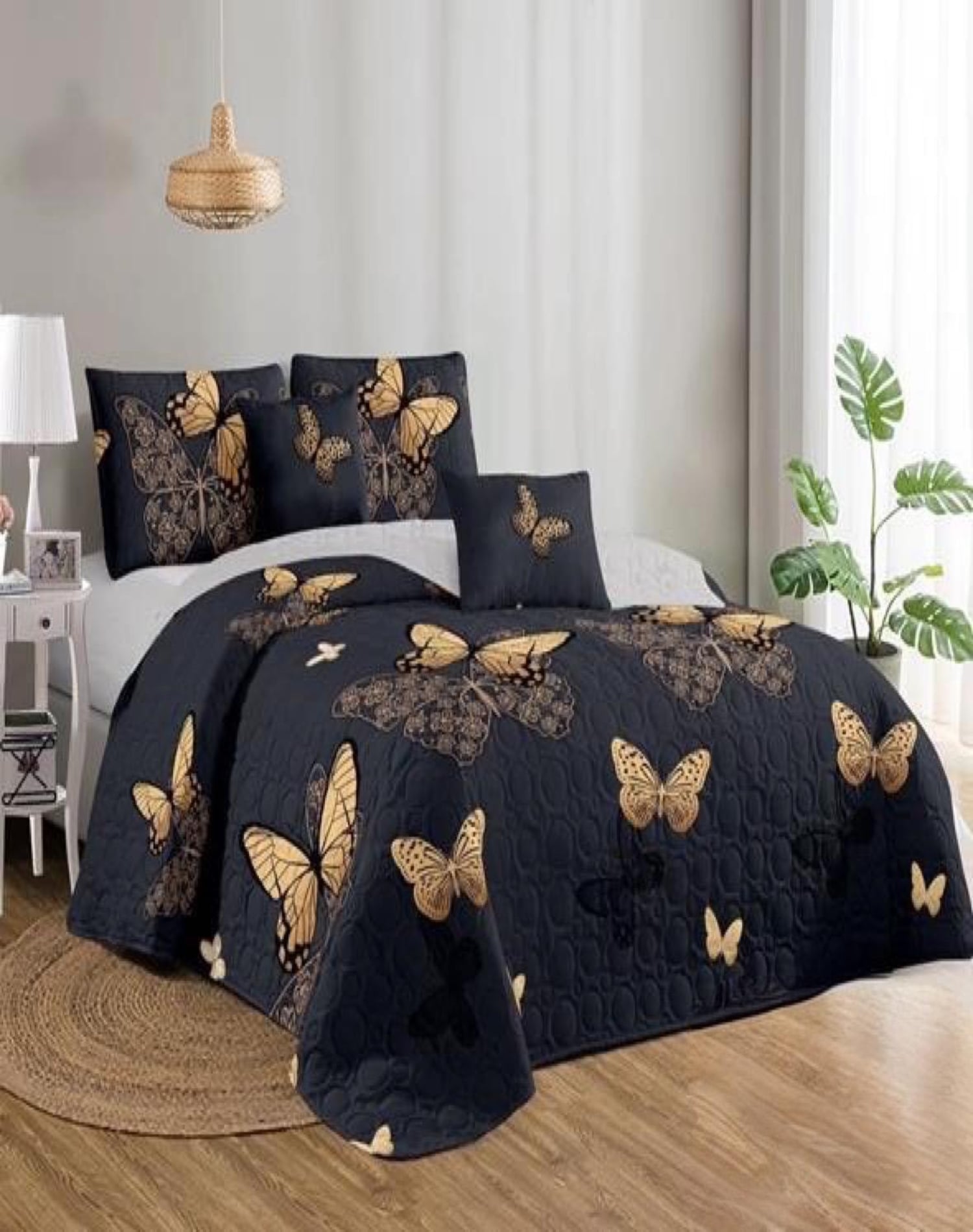 QUILT 2 PLAZAS MULTICOLOR VERANO +2 FUNDAS SUAVE 13N77 - 3