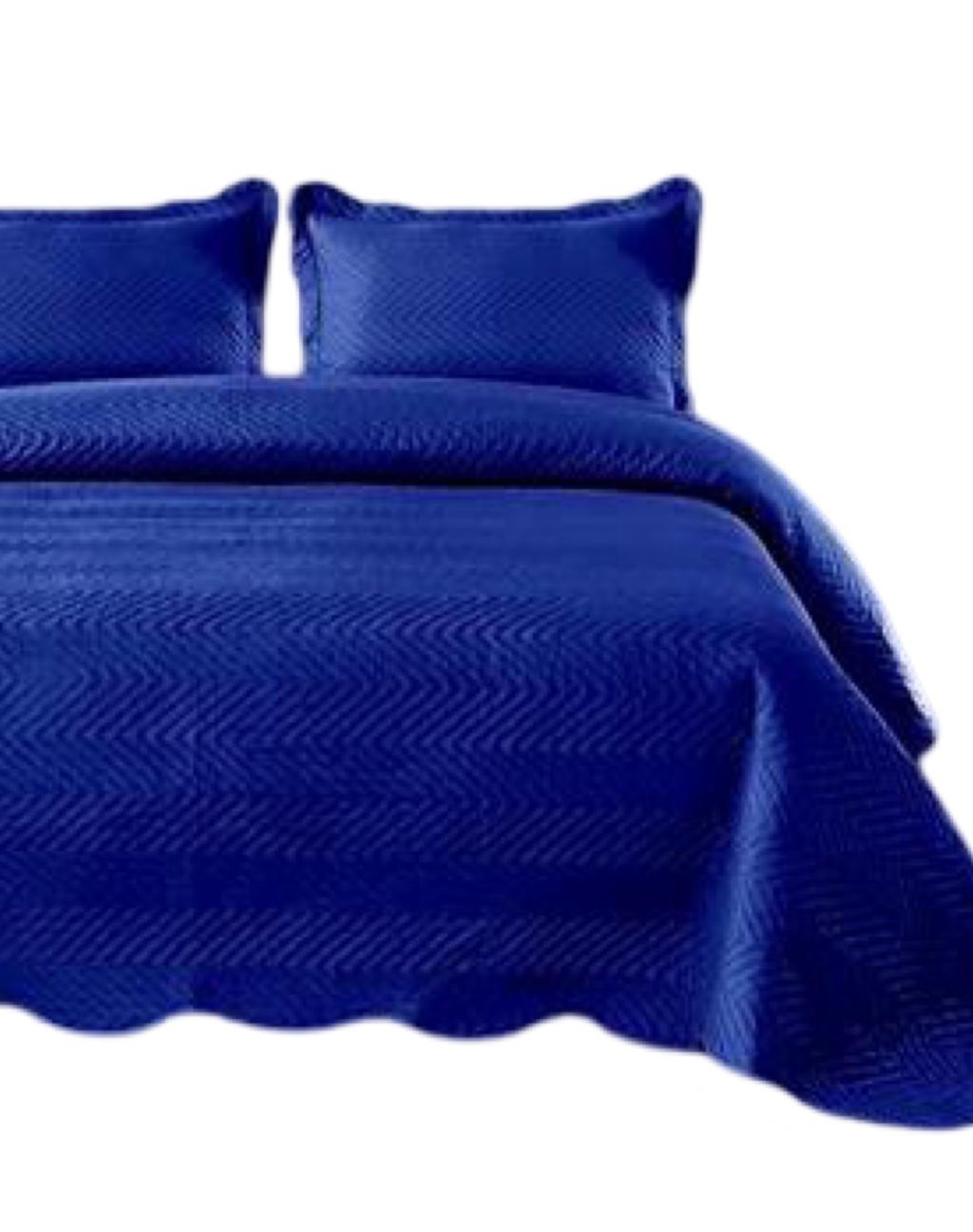 QUILT 2 PLAZAS AZUL VERANO +2 FUNDAS SUAVE 13N01 - 2