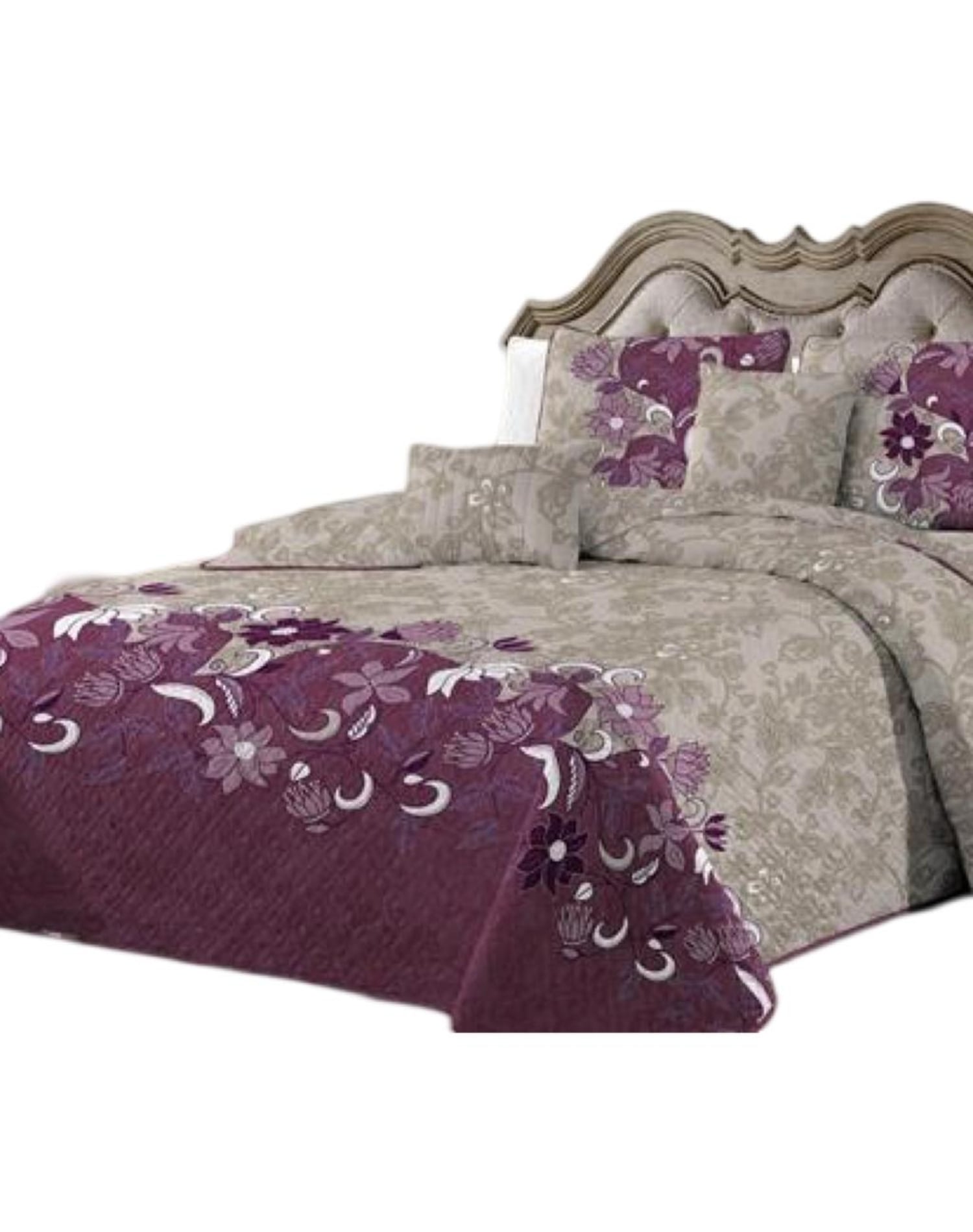 QUILT 2 PLAZAS MULTICOLOR VERANO +2 FUNDAS SUAVE 13N39 - 2