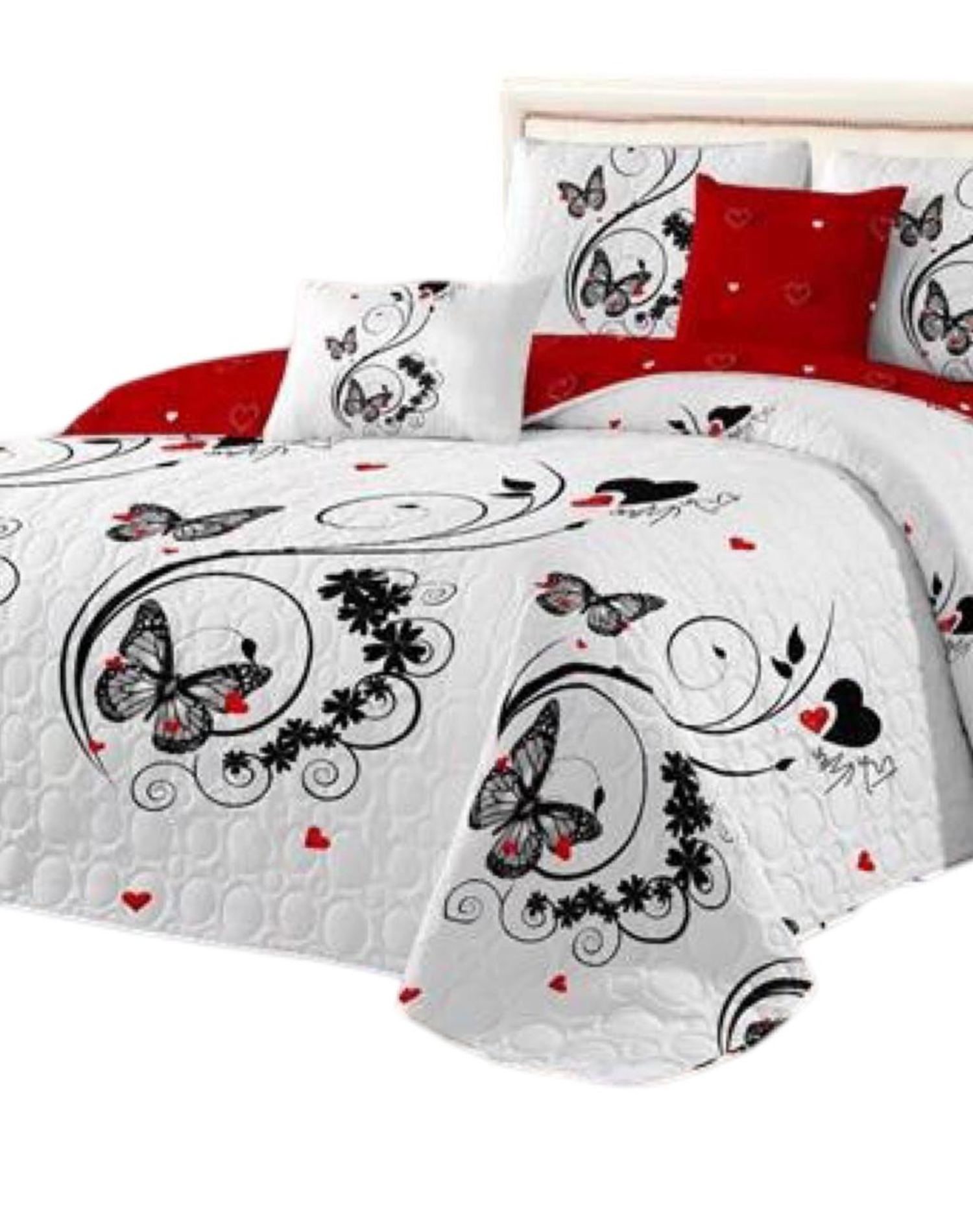 QUILT 2 PLAZAS MULTICOLOR VERANO +2 FUNDAS SUAVE 13N67 - 2