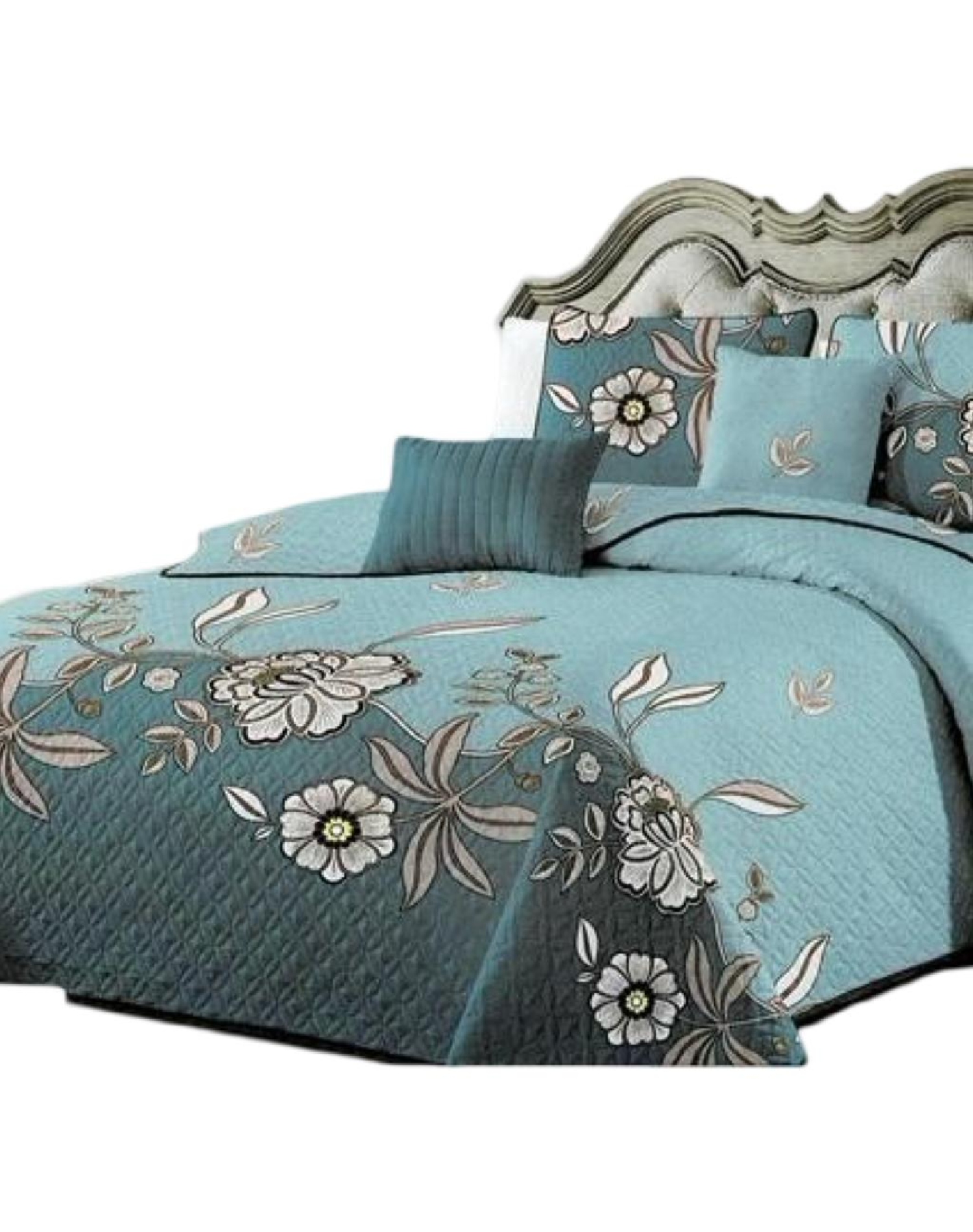 QUILT 2 PLAZAS MULTICOLOR VERANO +2 FUNDAS SUAVE 13N30 - 2
