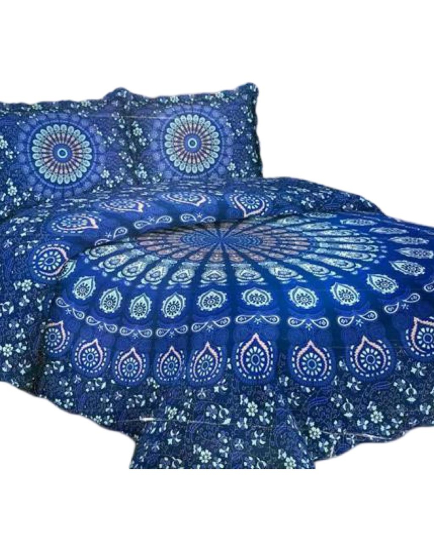 QUILT 2 PLAZAS MULTICOLOR VERANO +2 FUNDAS SUAVE 13N03 - 2