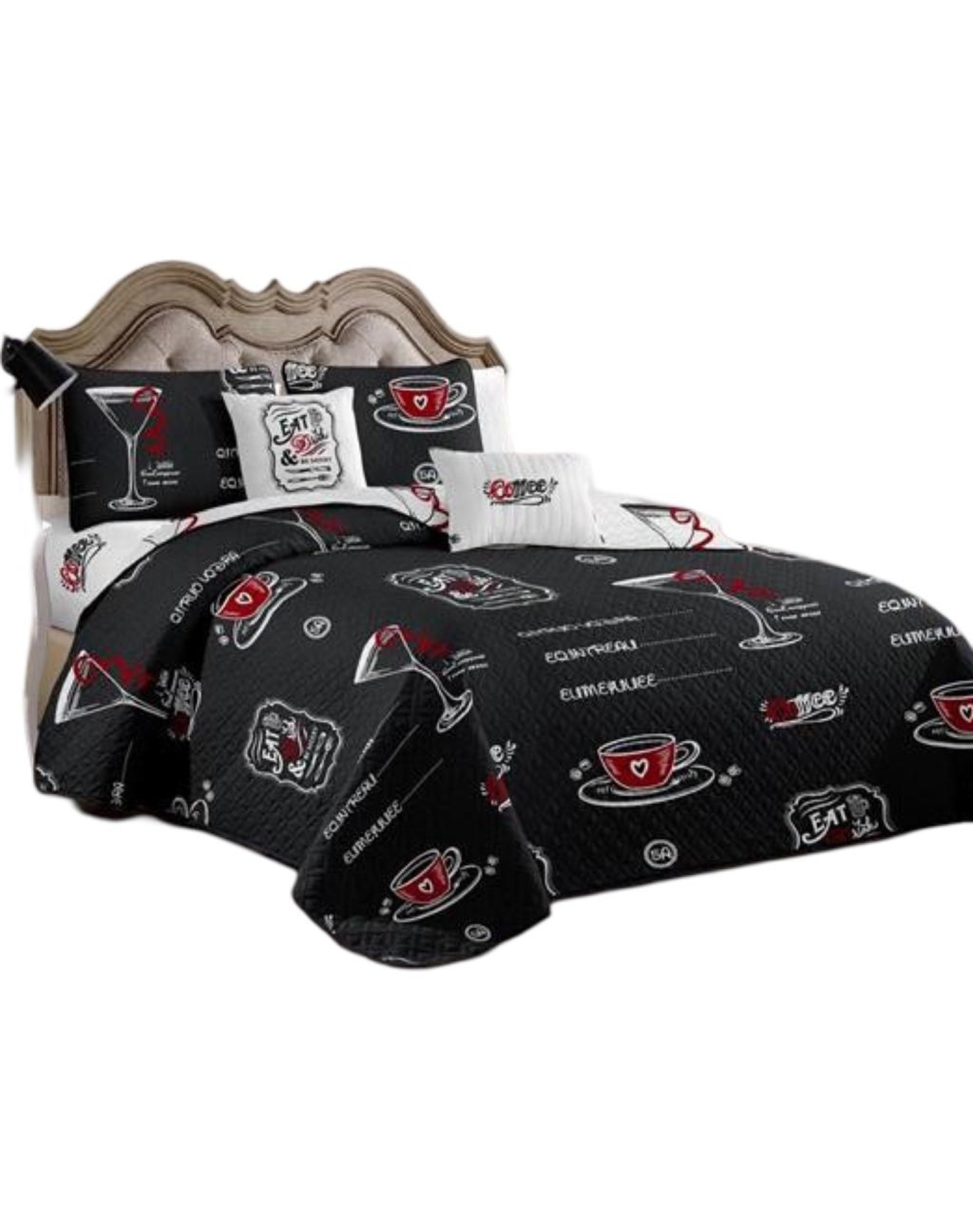QUILT 2 PLAZAS MULTICOLOR VERANO +2 FUNDAS SUAVE 13N38 - 1