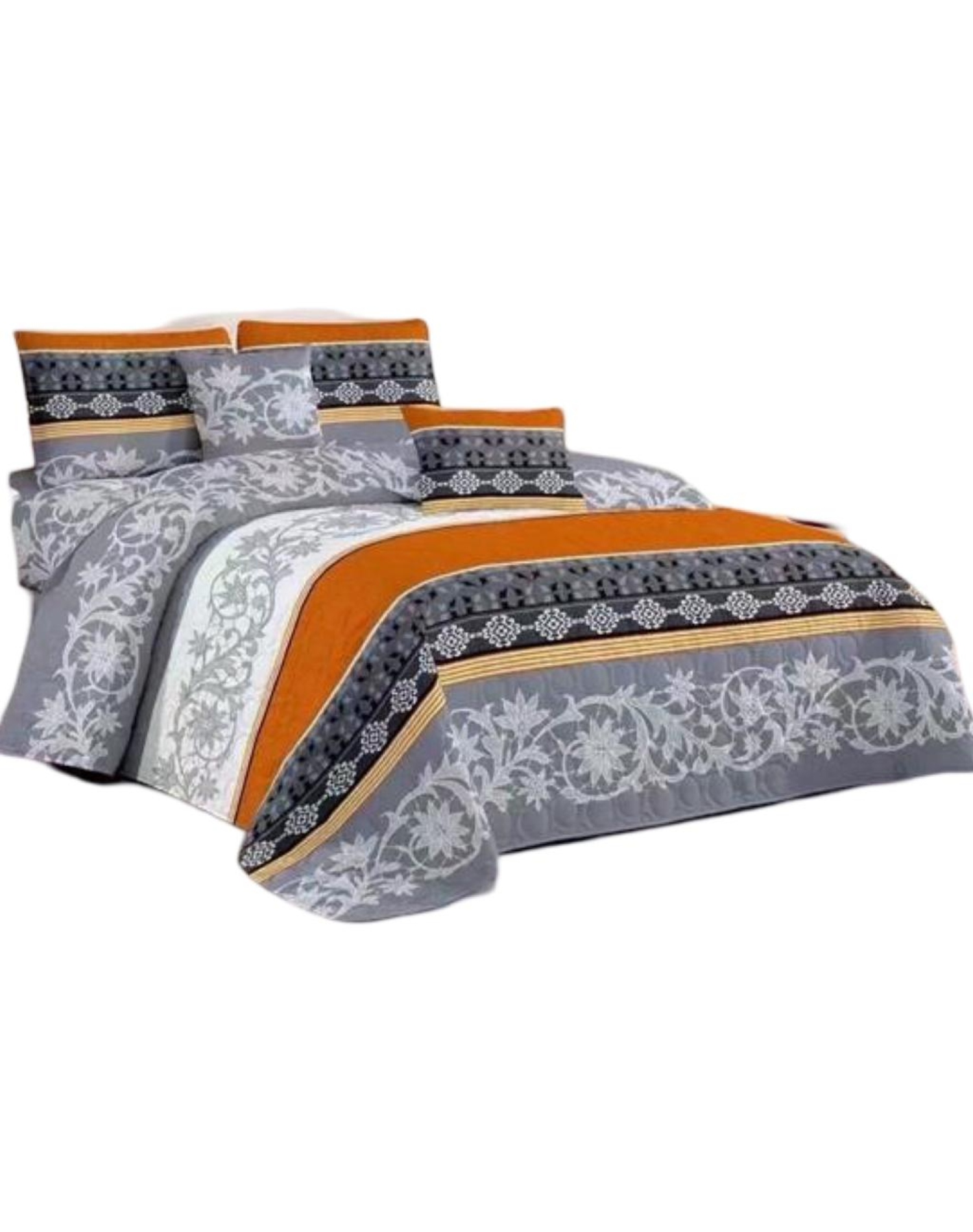 QUILT 2 PLAZAS MULTICOLOR VERANO +2 FUNDAS SUAVE 13N28 - 1
