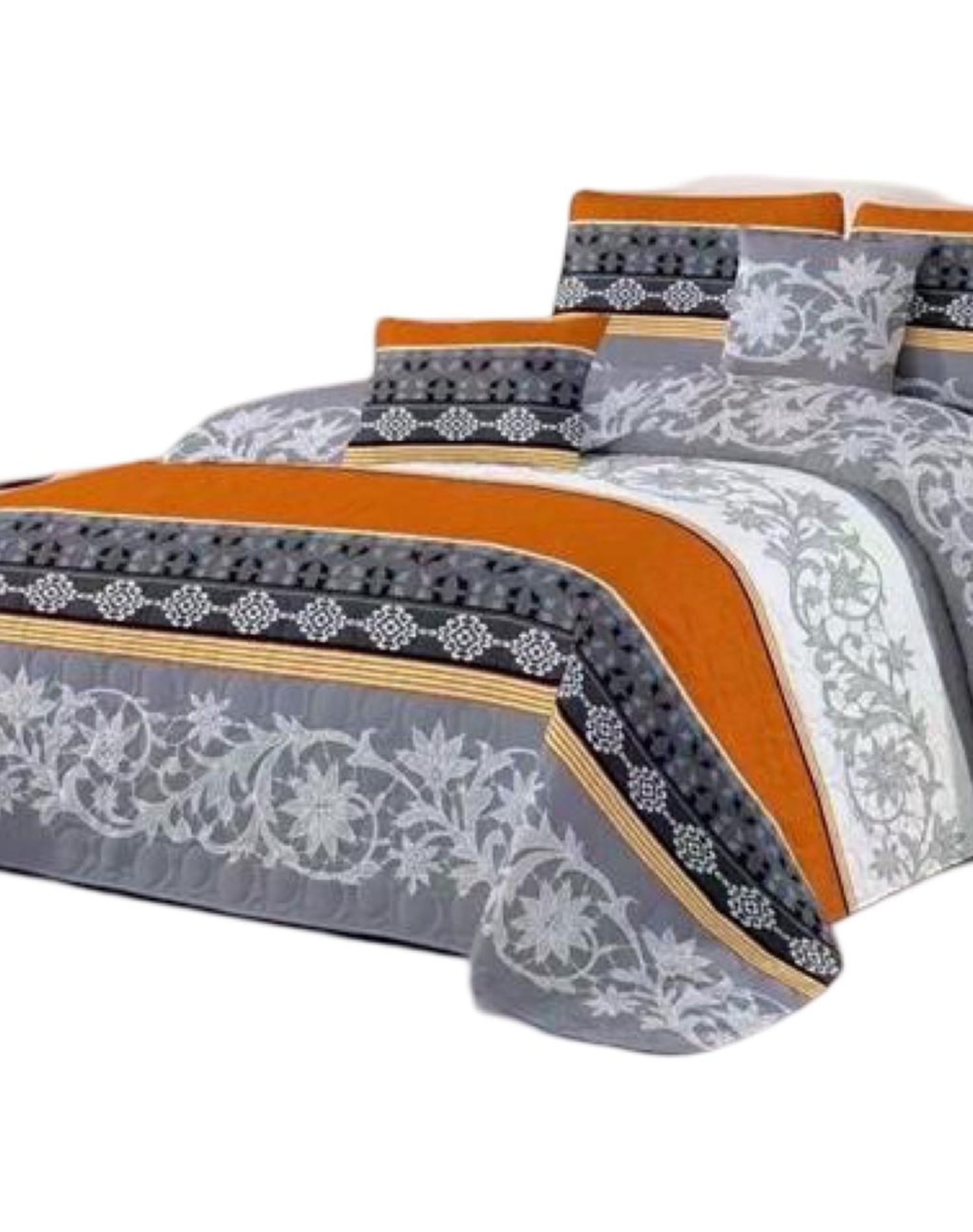 QUILT 2 PLAZAS MULTICOLOR VERANO +2 FUNDAS SUAVE 13N28 - 2