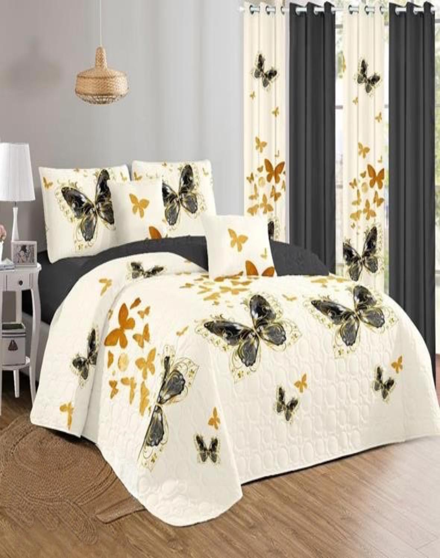 QUILT 2 PLAZAS MULTICOLOR VERANO +2 FUNDAS SUAVE 13N53 - 3