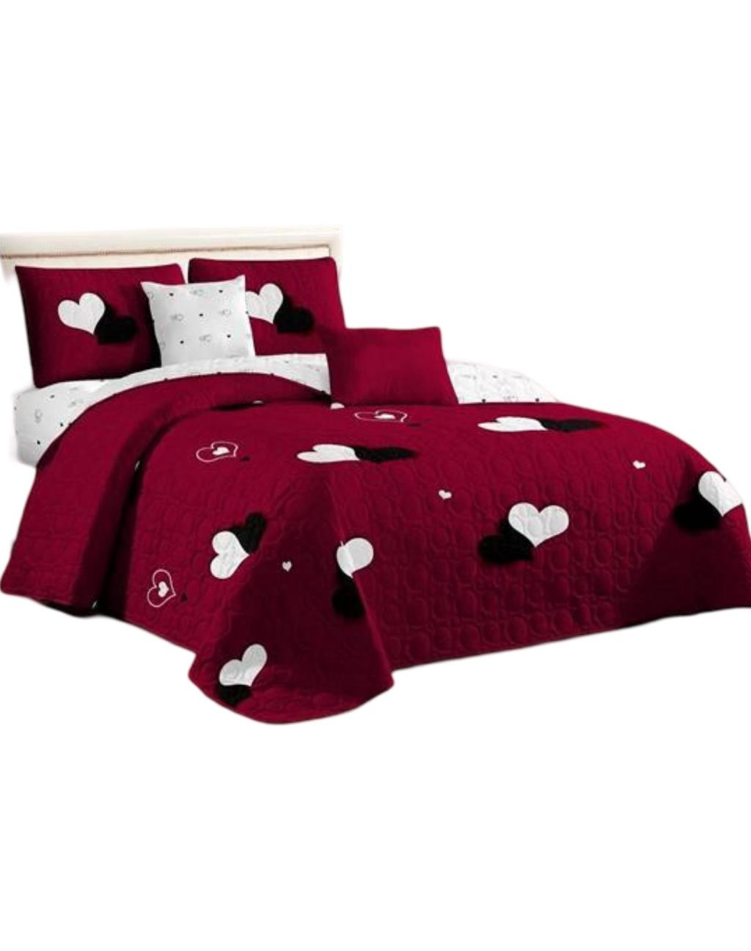 QUILT 2 PLAZAS MULTICOLOR VERANO +2 FUNDAS SUAVE 13N64 - 1