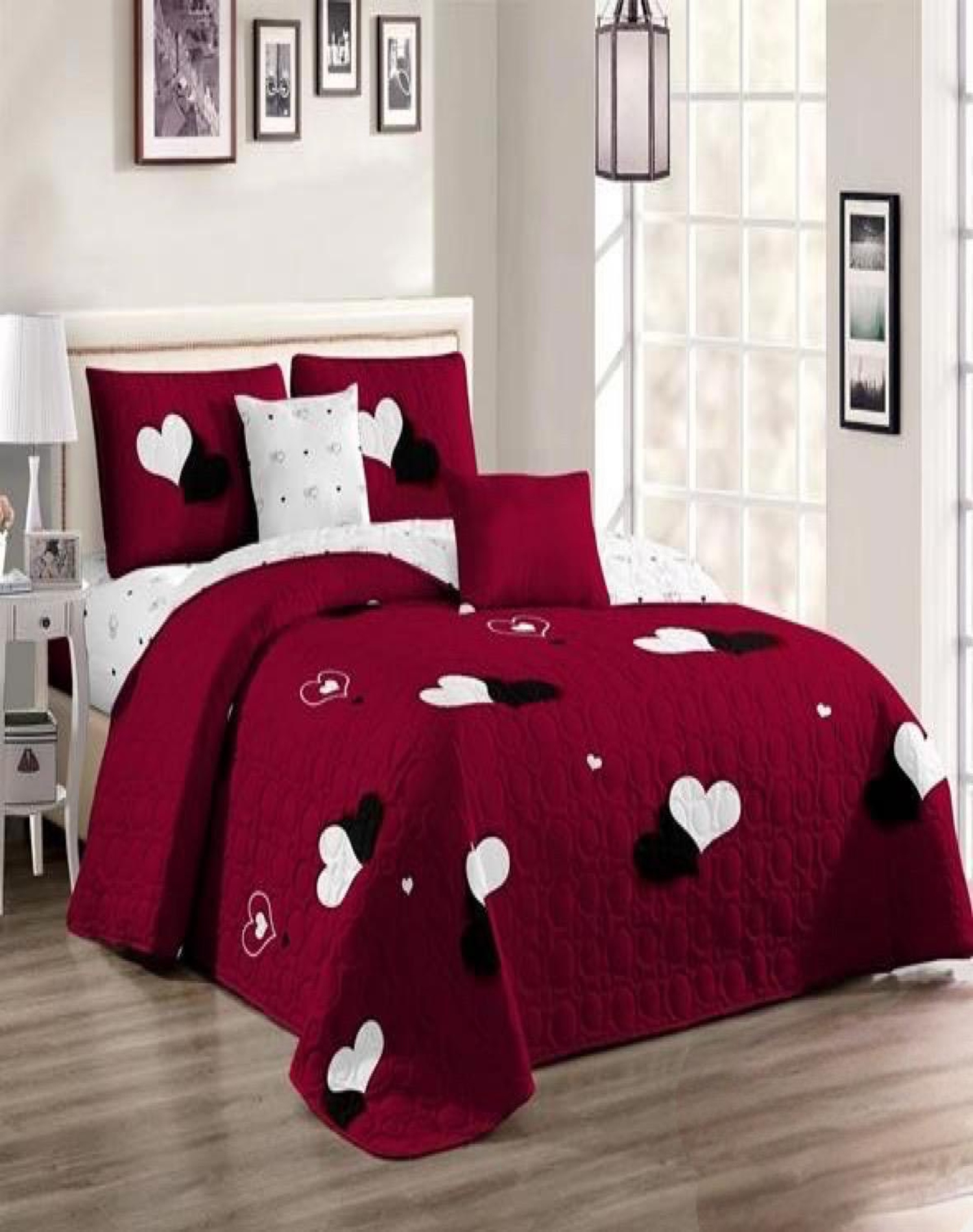 QUILT 2 PLAZAS MULTICOLOR VERANO +2 FUNDAS SUAVE 13N64 - 3