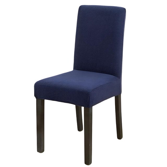 FUNDA PACK 6 CUBRE SILLA COMEDOR CUADRILLE AZUL - 3