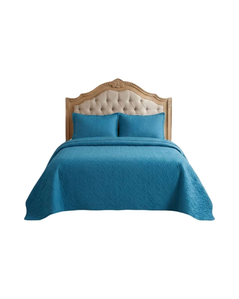 CUBRECAMA ALGODÓN MULTICOLOR QUILT VERANO KING-SUPERKING - 5