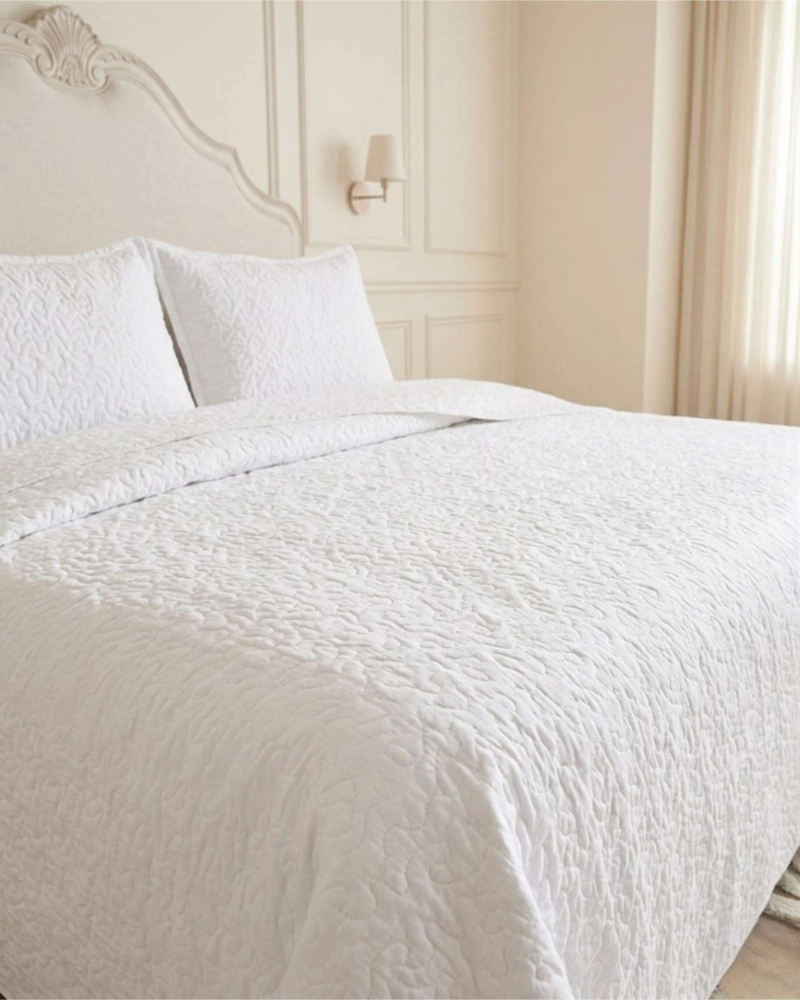 CUBRECAMA 2 PLAZAS ALGODÓN MULTICOLOR QUILT VERANO - 1
