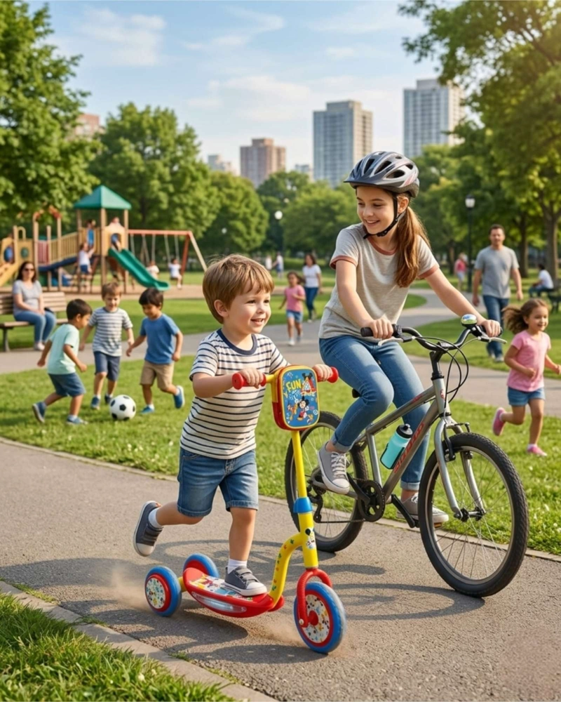 SCOOTER MONOPATIN INFANTIL 3 RUEDAS CON BOLSO - 2
