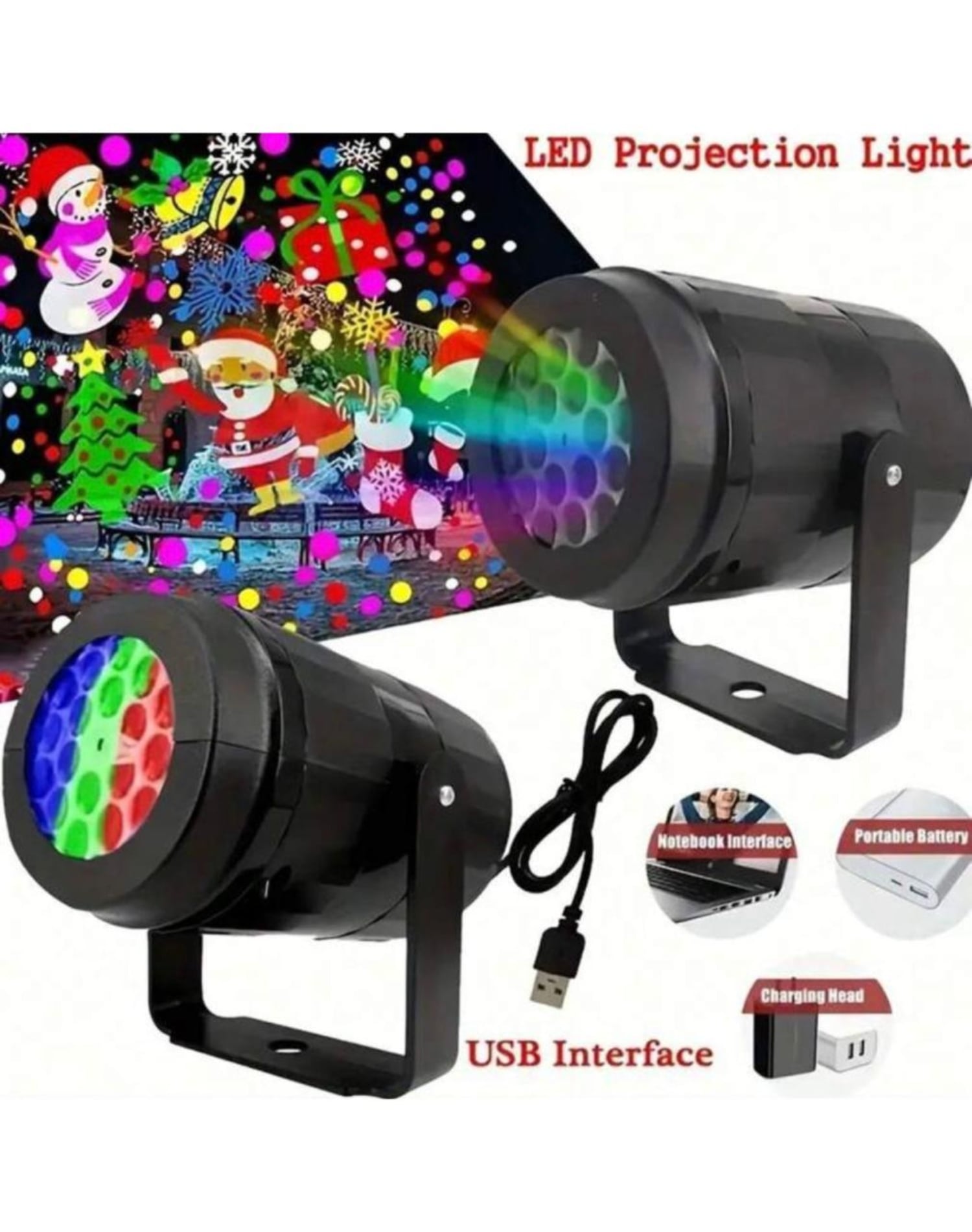 LUCES MÁGICAS PROYECTOR NAVIDEÑO - 2