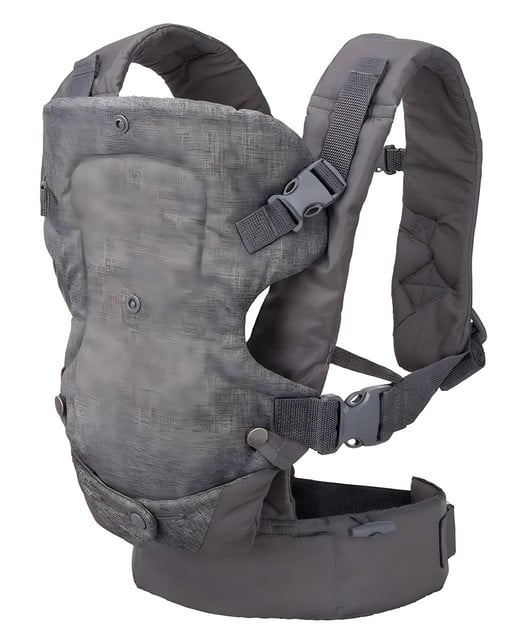 PORTABEBÉ MOCHILA ERGONÓMICA 4 EN 1 GRIS - 1