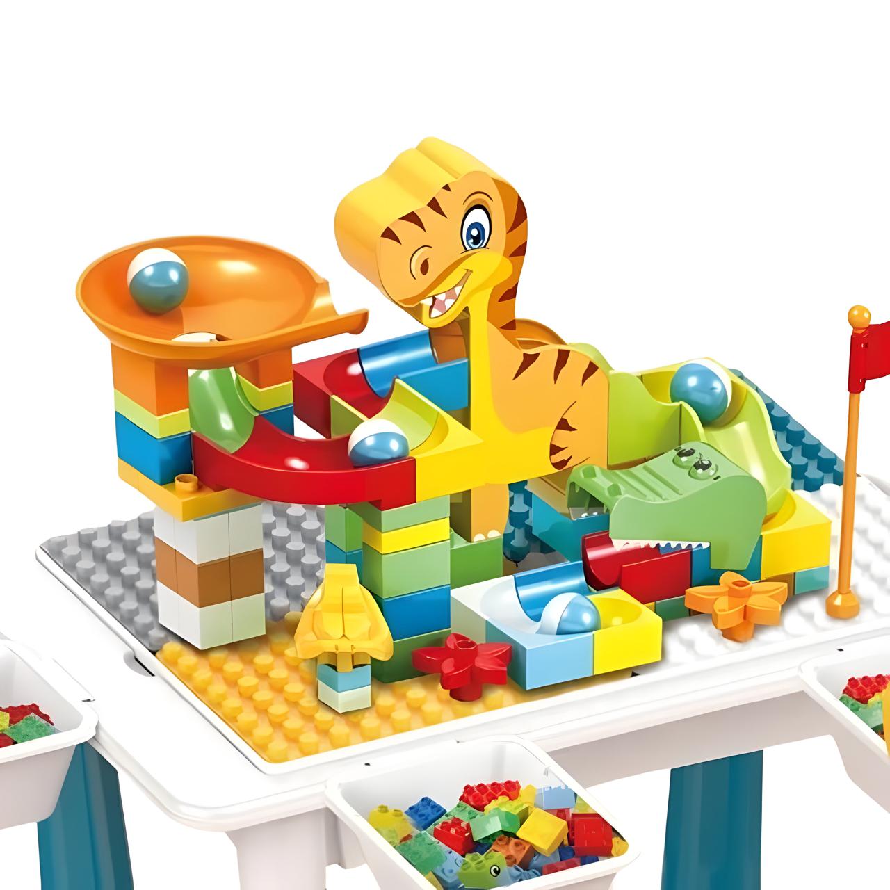 MESA LEGOS INCLUYE 1 SILLA Y LEGOS 104 PZ BLOCKS MULTICOLOR - 3