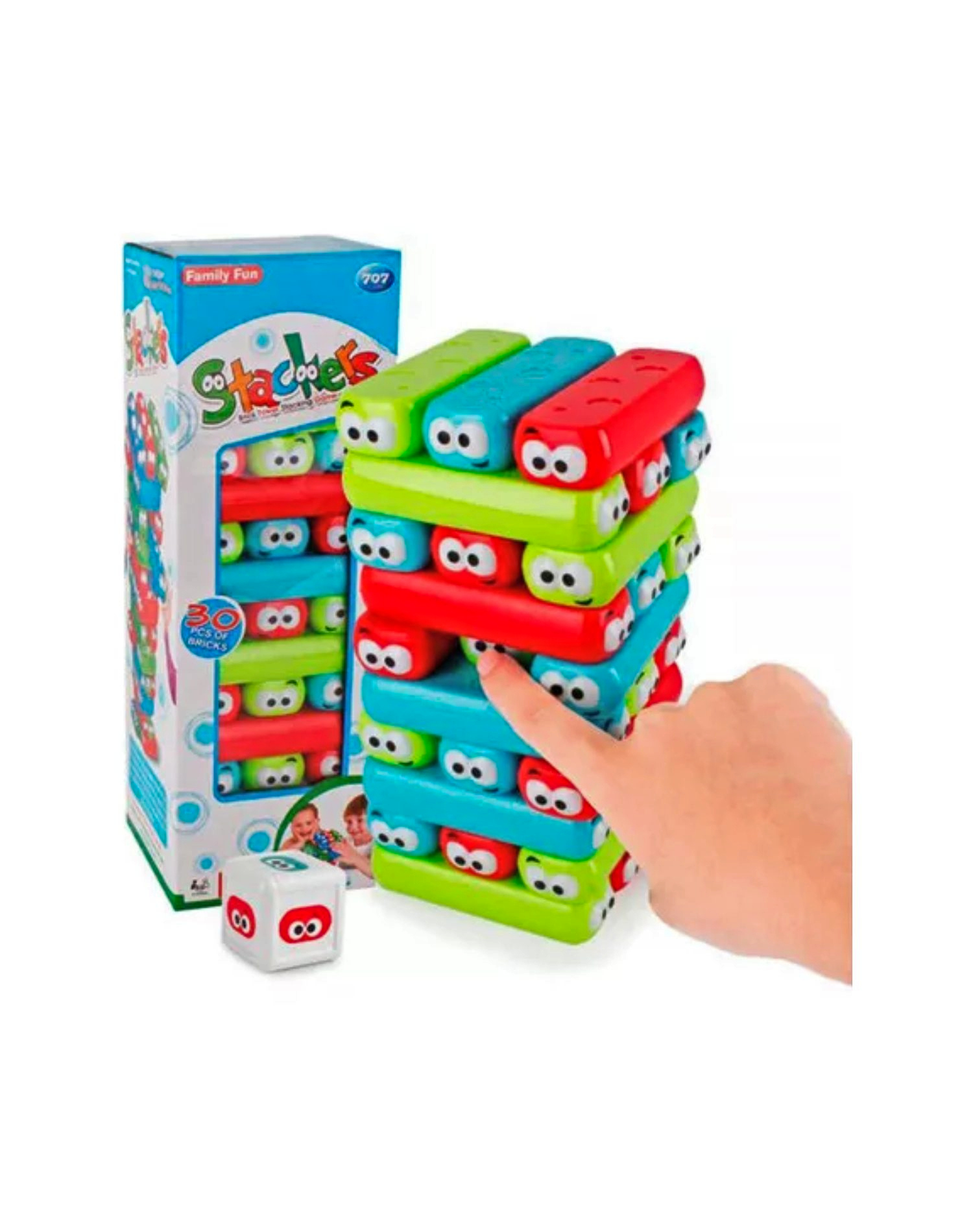 JENGA MULTICOLOR DIDÁCTICO - 1