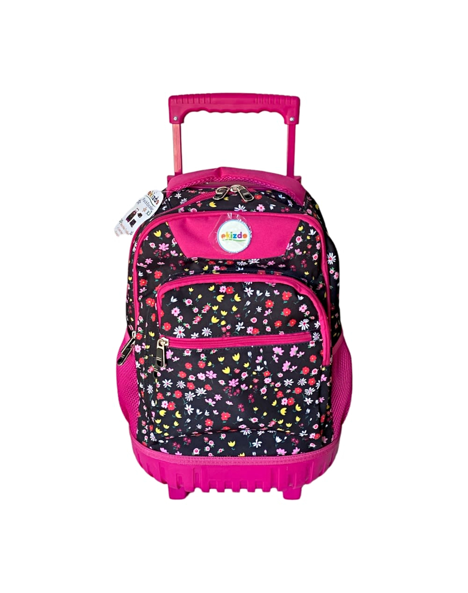 PACK MOCHILA ESCOLAR 3 PCSZ EQUIZDE FLOWERS - 2