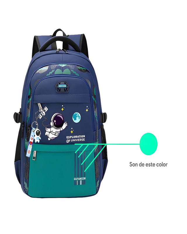 MOCHILA ESCOLAR DE ESPALDA PARA NIÑOS HOMBRE MORRAL NOTEBOOK - 4