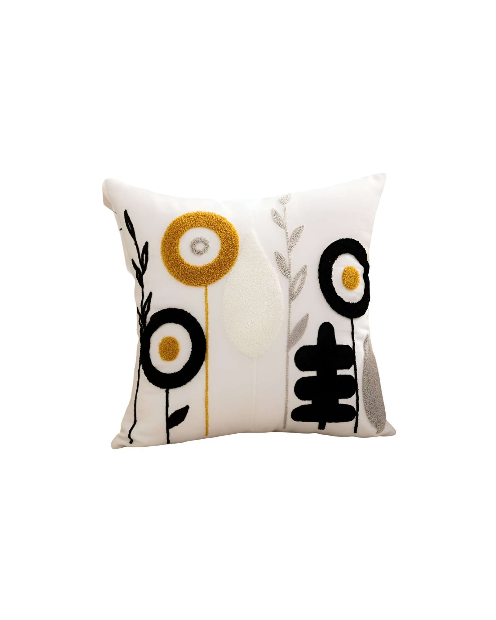 SET DE 4 FUNDAS BORDADAS 45X45 C13 - 1