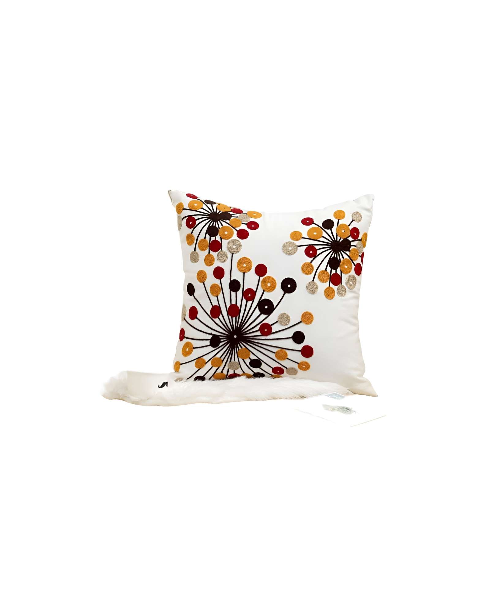 SET DE 4 FUNDAS BORDADAS 45X45 C5 - 1