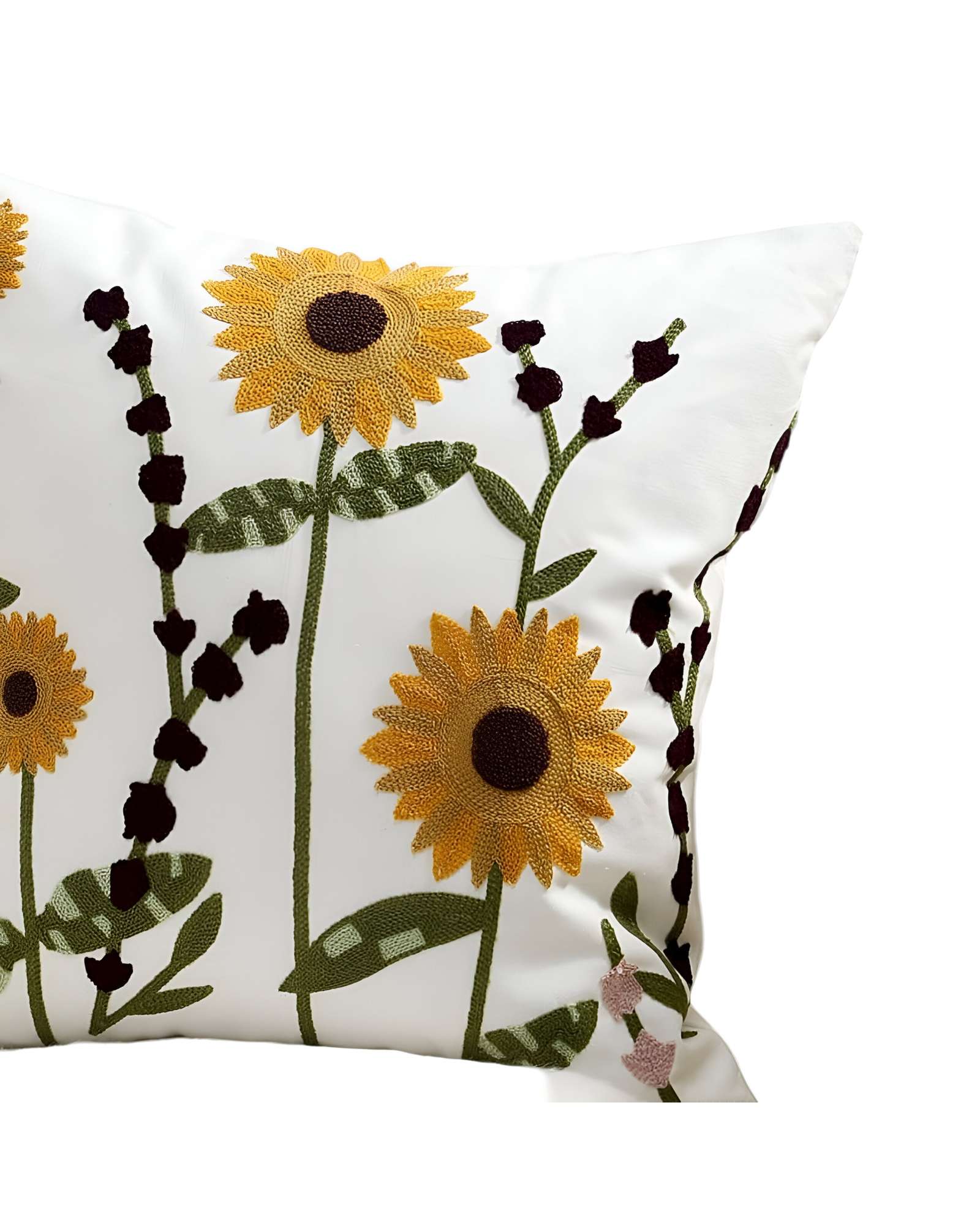 SET DE 4 FUNDAS BORDADAS 45X45 C9 - 2