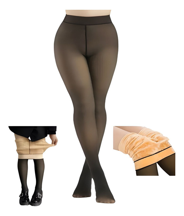 CALZA PANTY EFECTO PIEL MUJER PARA INVIERNO - 5