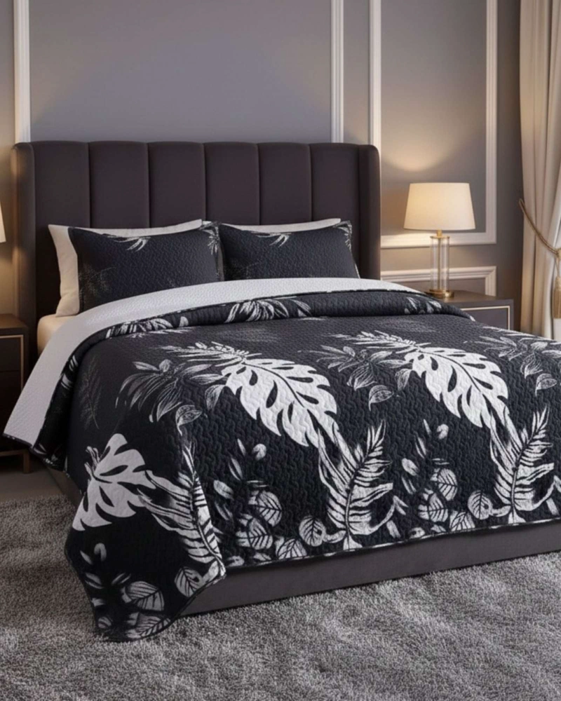 COBERTOR COLCHA QUILT SHERPA KING MEDIDA 250X270 CM - 1
