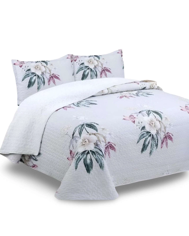 COBERTOR COLCHA QUILT SHERPA KING MEDIDA 250X270 CM - 5
