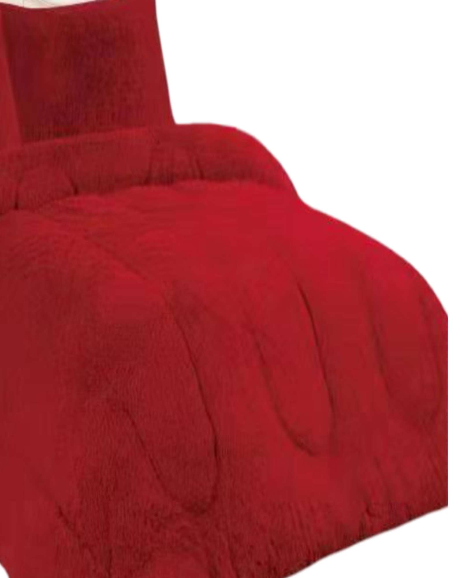 PLUMON PELUDO PLAZA Y MEDIA ROJO - 3