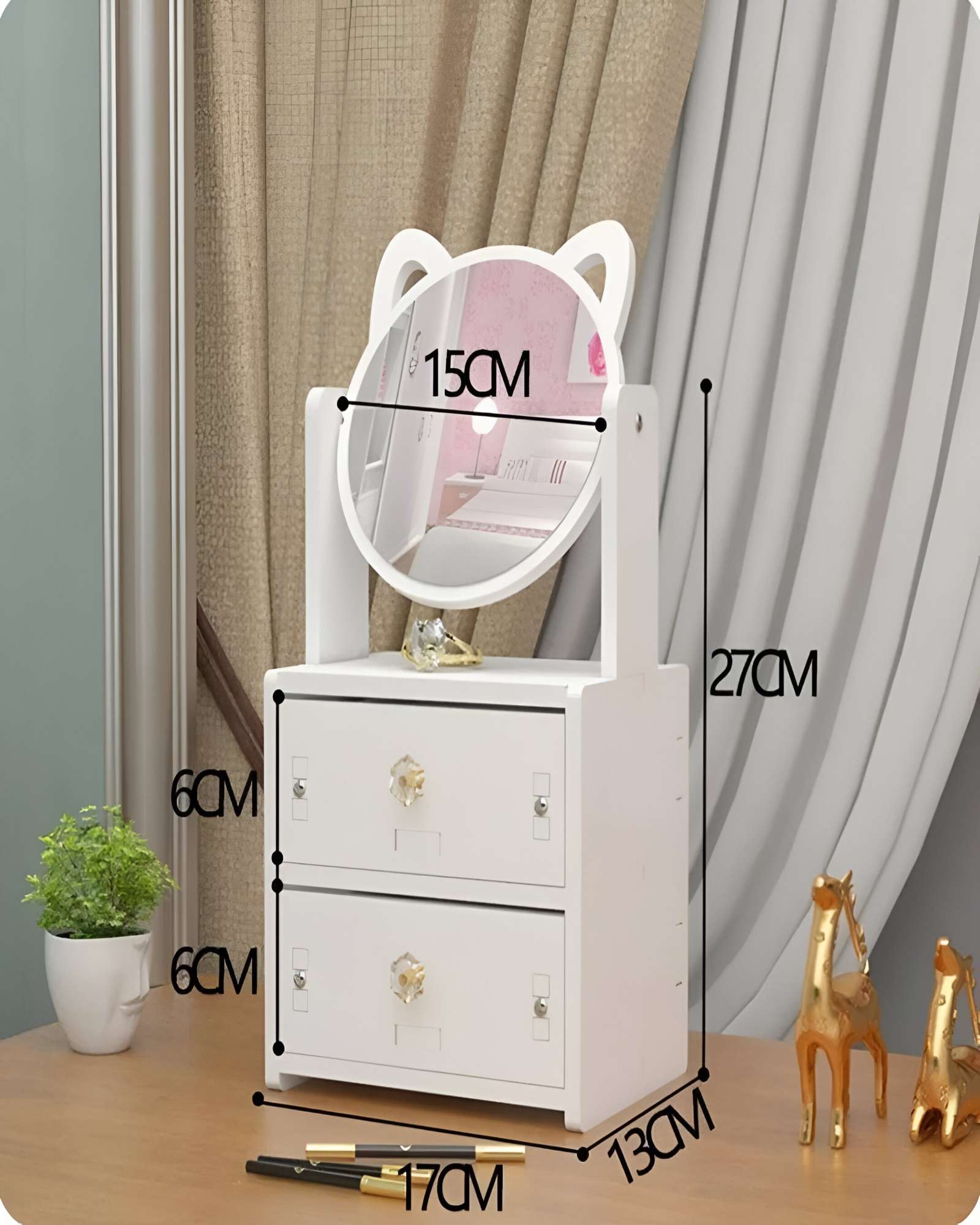 ORGANIZADOR DE MAQUILLAJE BASICO - 4