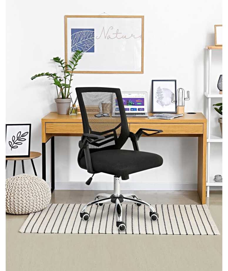 SILLA DE OFICINA EJECUTIVA CON RESPALDO - 4