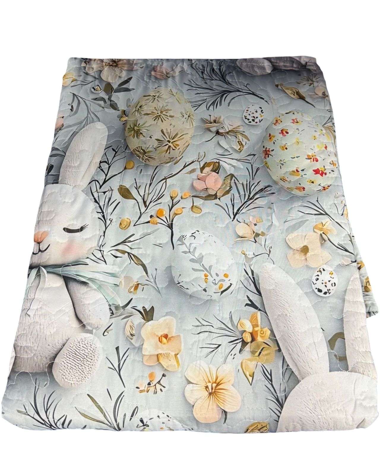 CUBRECAMA QUILT PRIMAVERA VERANO INFANTIL CONEJO - 2