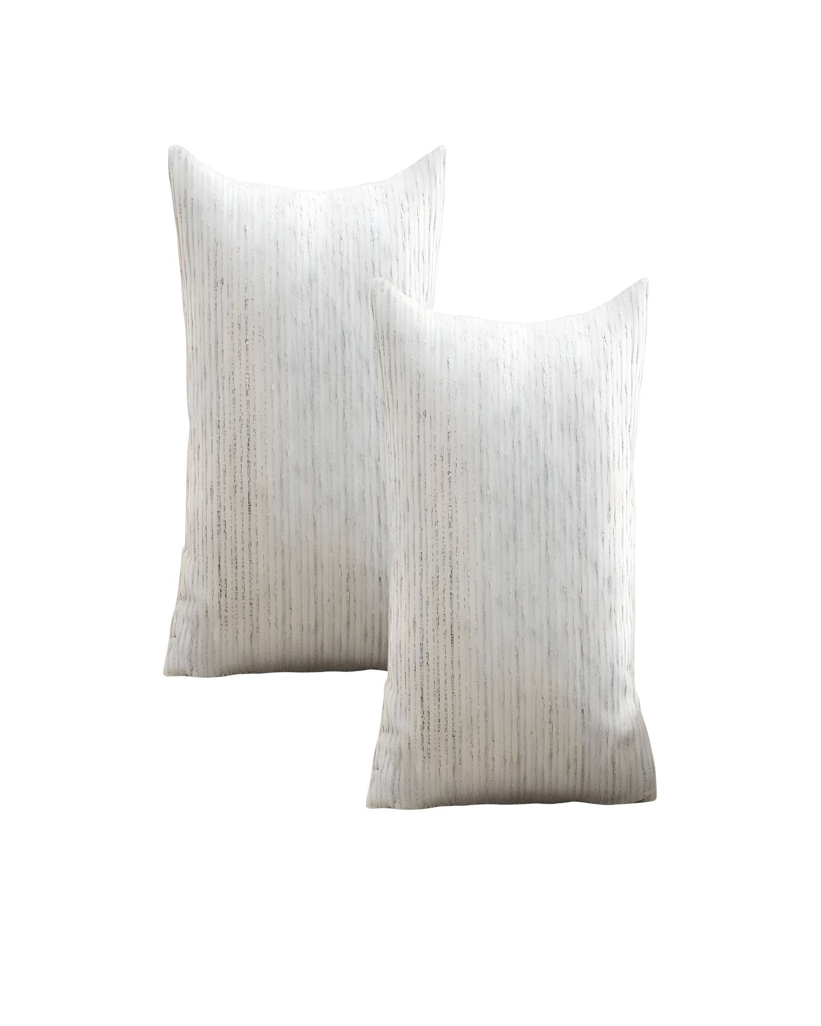 PACK DE 2 FUNDAS DE COJIN CHENILLE LINEA GRIS - 2