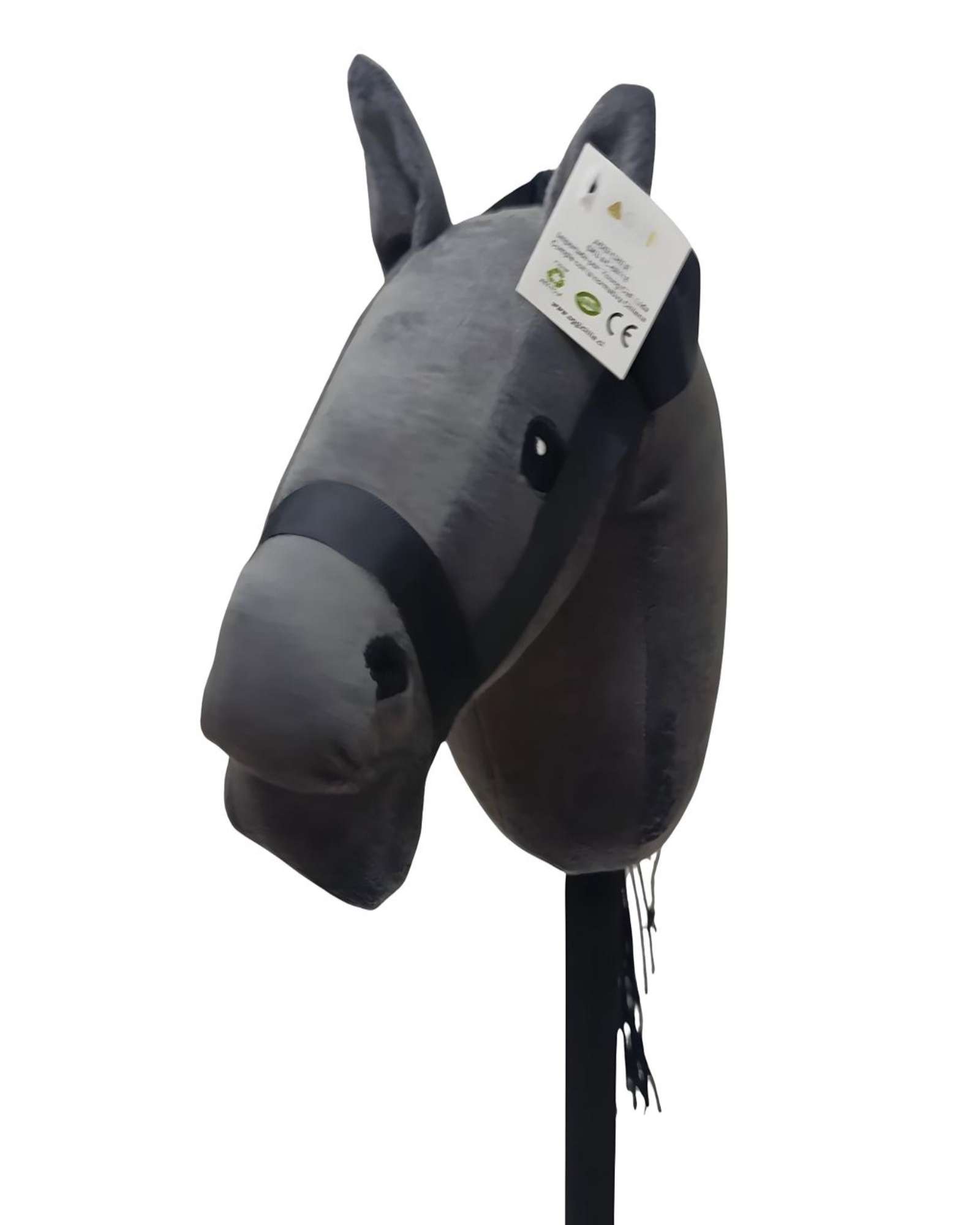 CABALLO DE MADERA CON SONIDO GRIS - 2