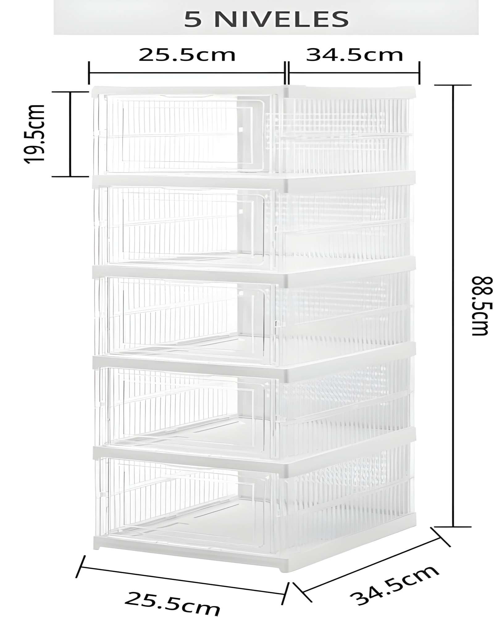 ZAPATERA ORGANIZADOR 5 NIVELES PLEGABLE - 3