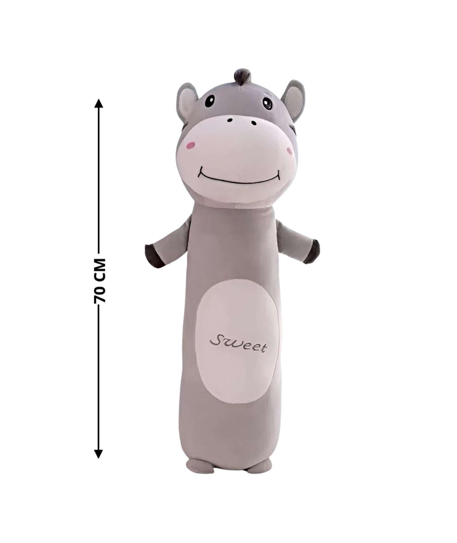 COJIN PELUCHE CABALLO GRIS - 2