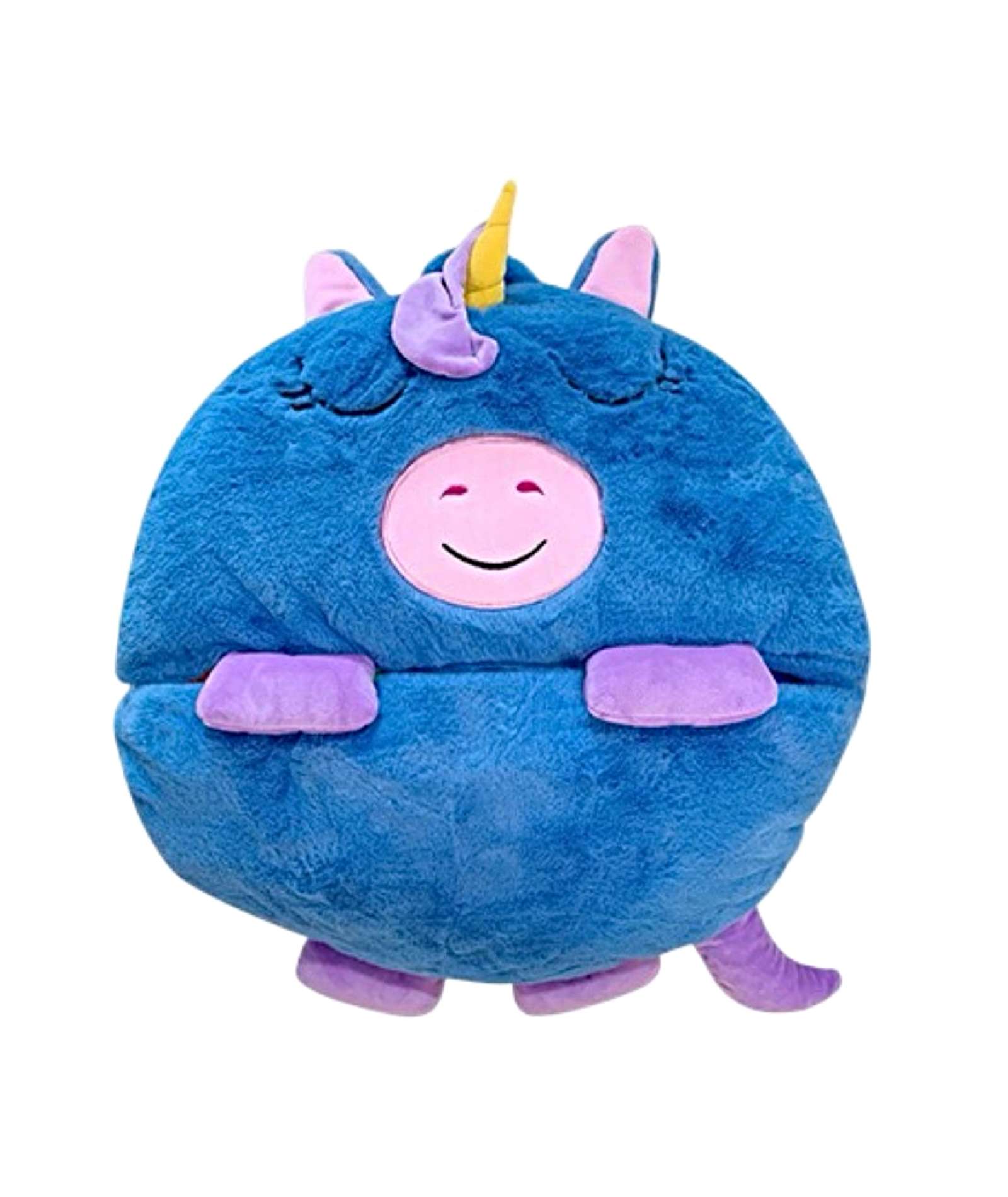PELUCHE PARA DORMIR PARA NIÑO O NIÑA UNICORNIO AZUL - 2