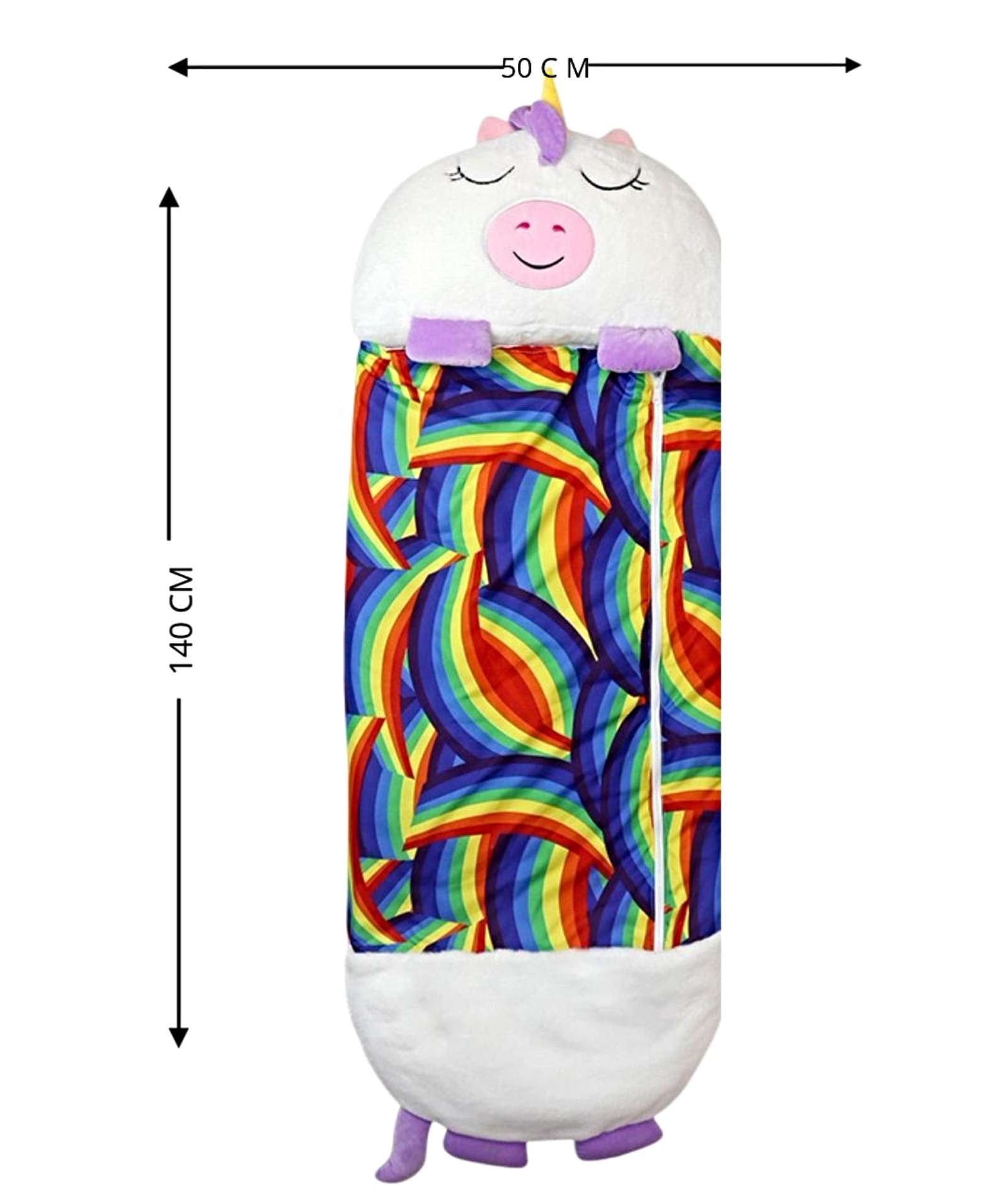 PELUCHE PARA DORMIR PARA NIÑO O NIÑA UNICORNIO BLANCO - 3