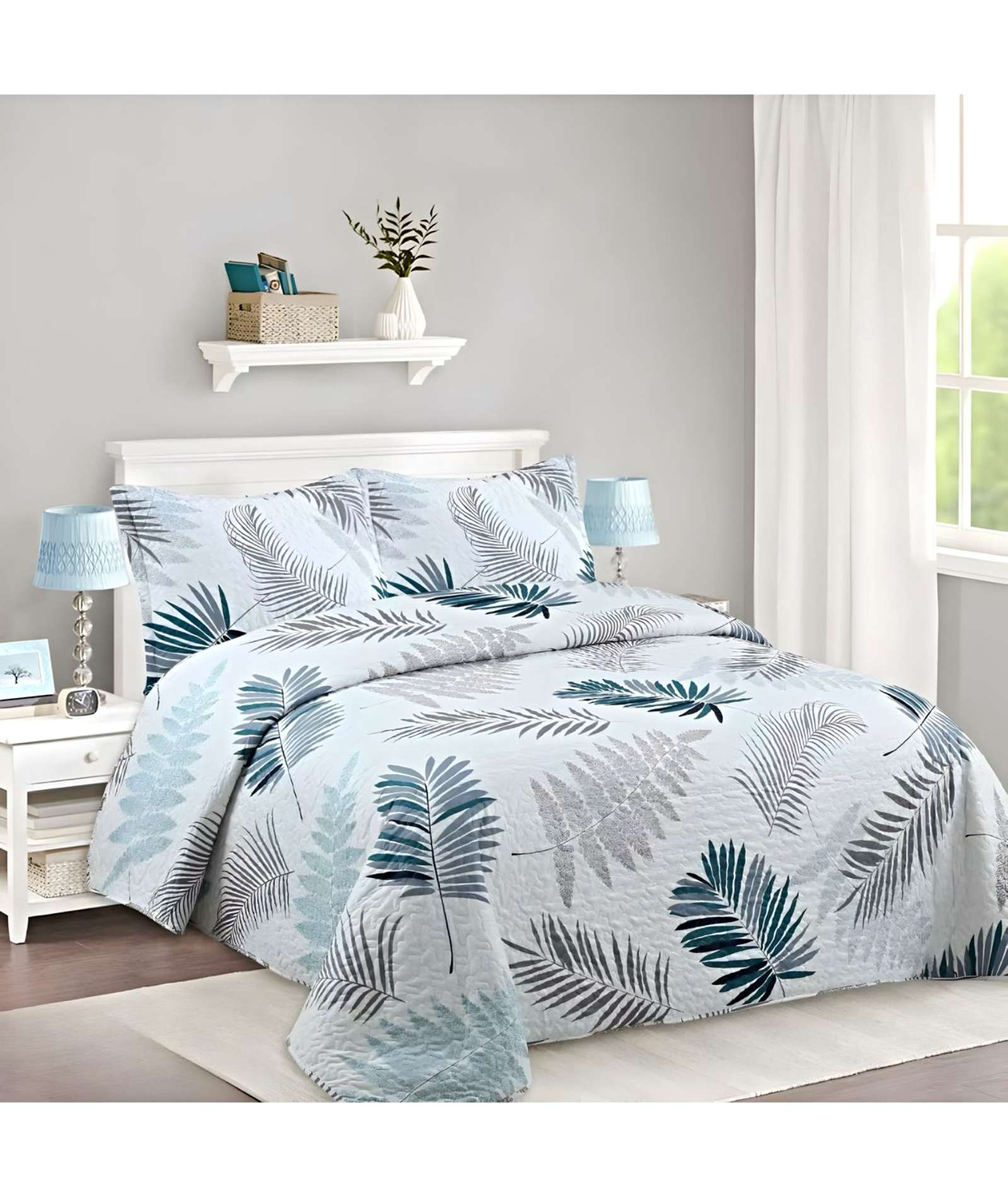 COBERTOR COLCHA QUILT VERANO KING-SUPER KING - 3