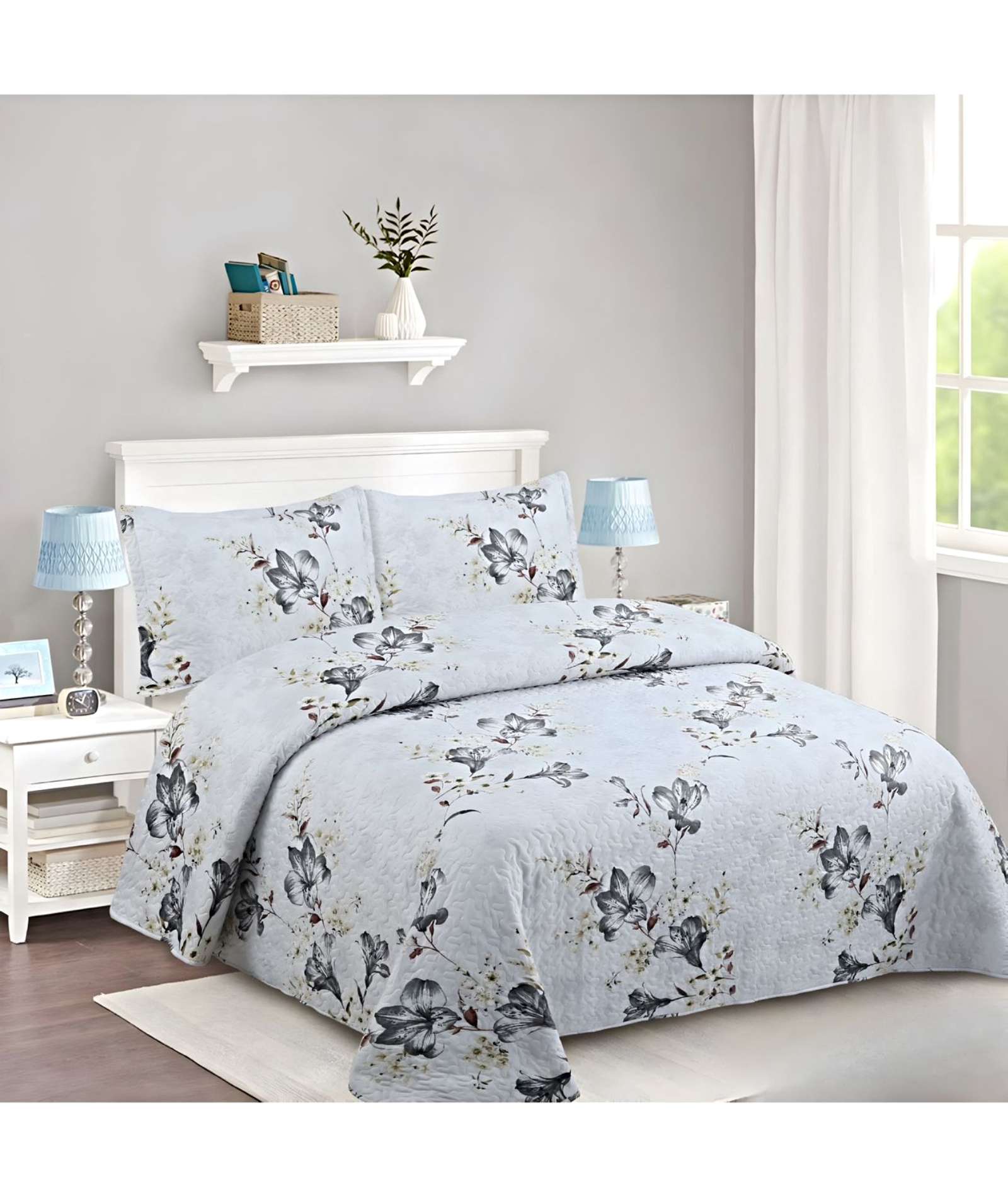 COBERTOR COLCHA QUILT VERANO 2 PLAZAS - 3