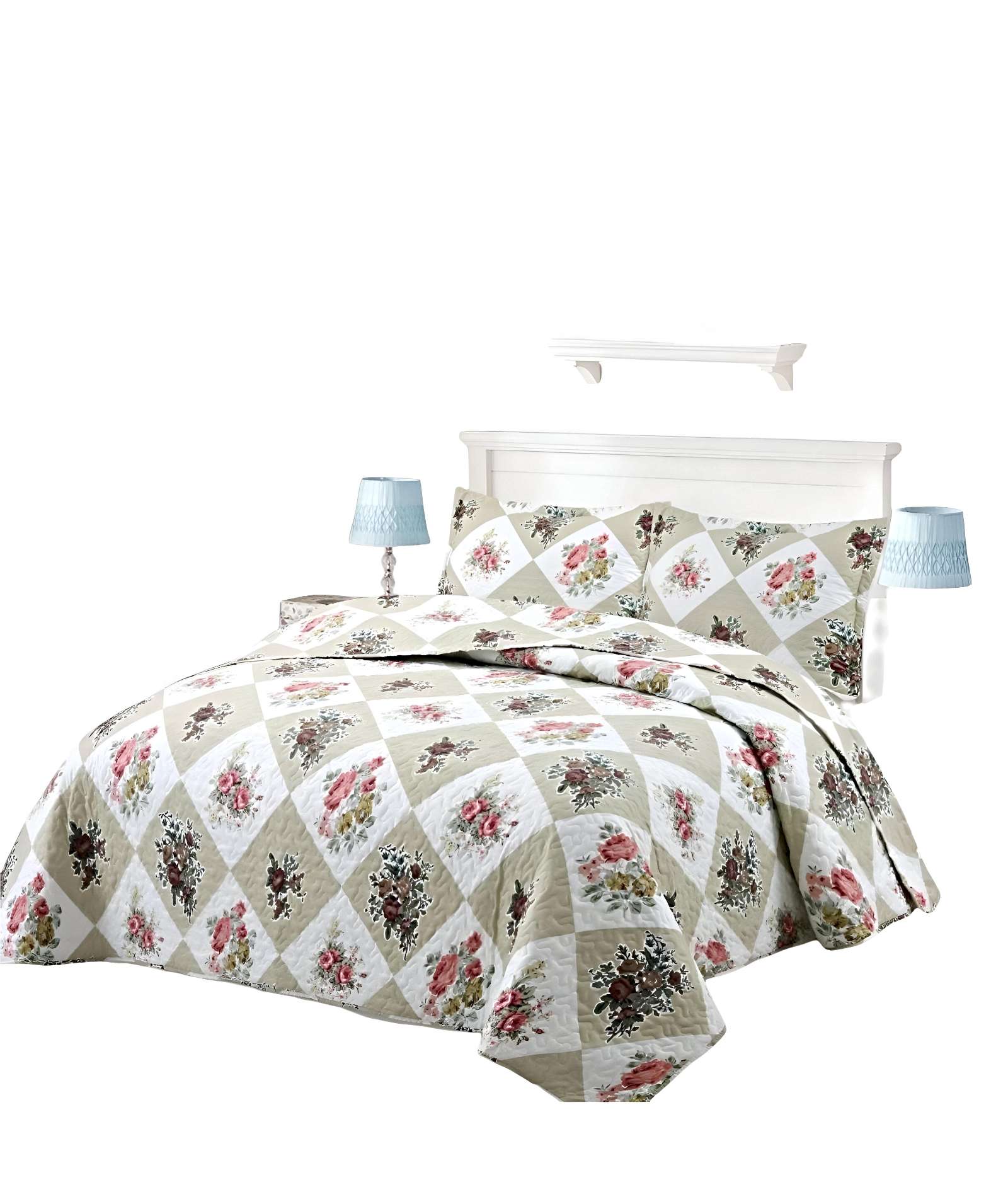 COBERTOR COLCHA QUILT VERANO KING-SUPER KING - 2