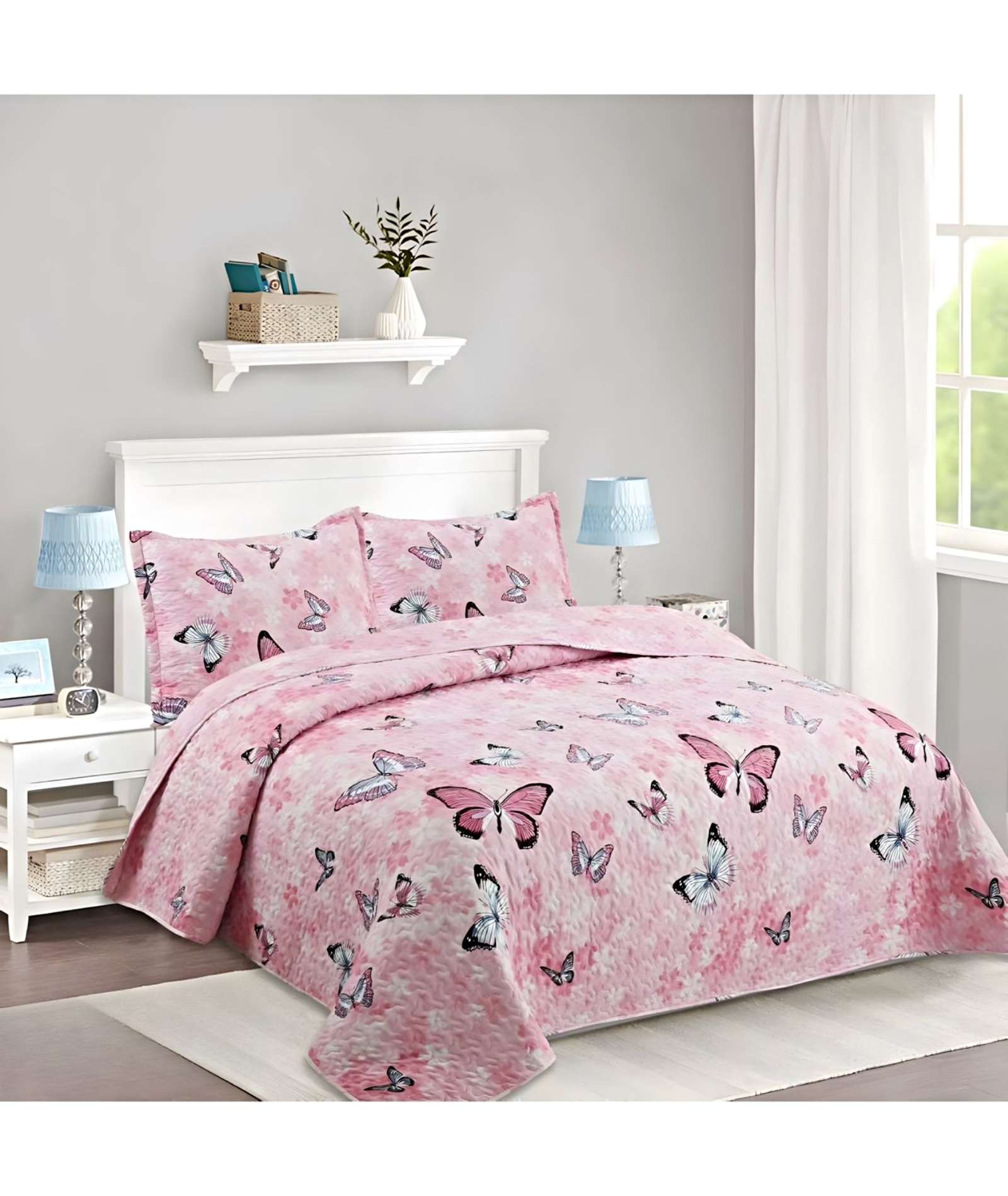 COBERTOR COLCHA QUILT VERANO 2 PLAZAS - 3