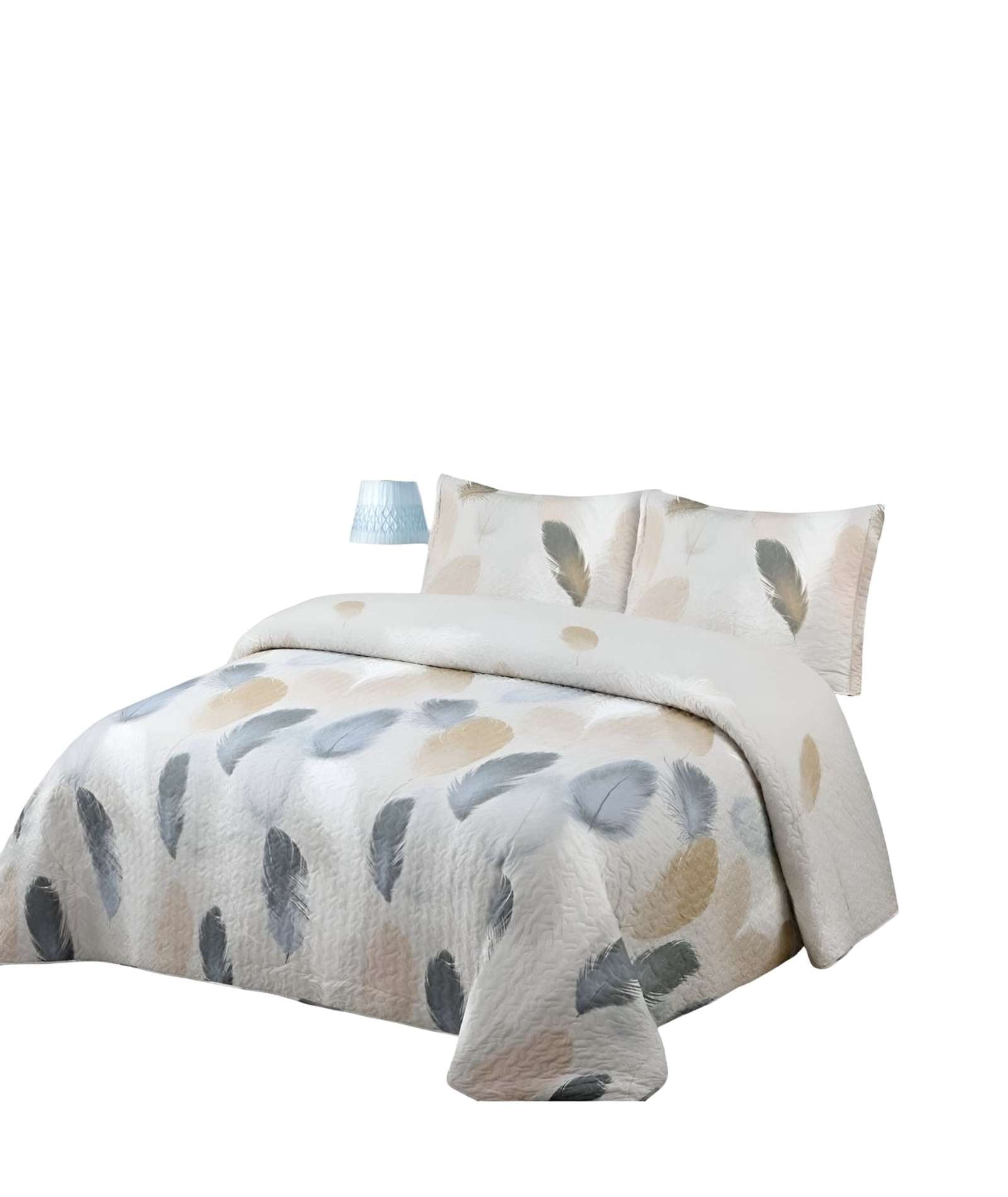 COBERTOR COLCHA QUILT VERANO 2 PLAZAS - 1