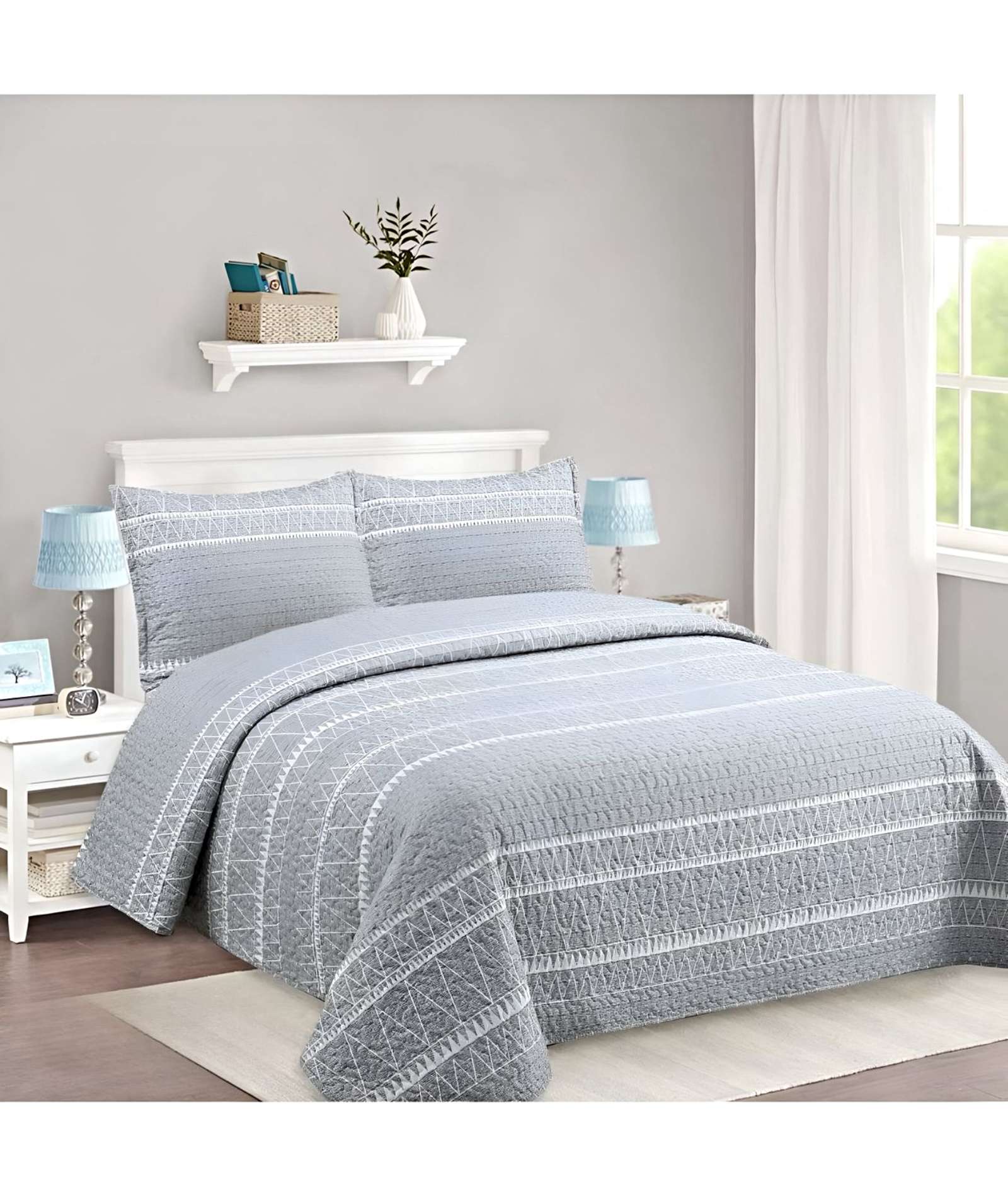 COBERTOR COLCHA QUILT VERANO KING-SUPER KING - 3