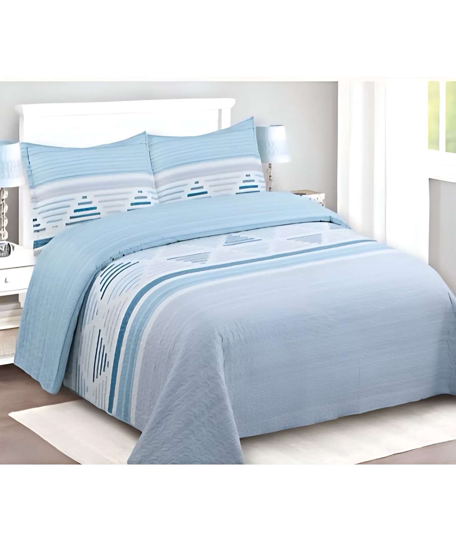 COBERTOR COLCHA QUILT VERANO 2 PLAZAS - 3