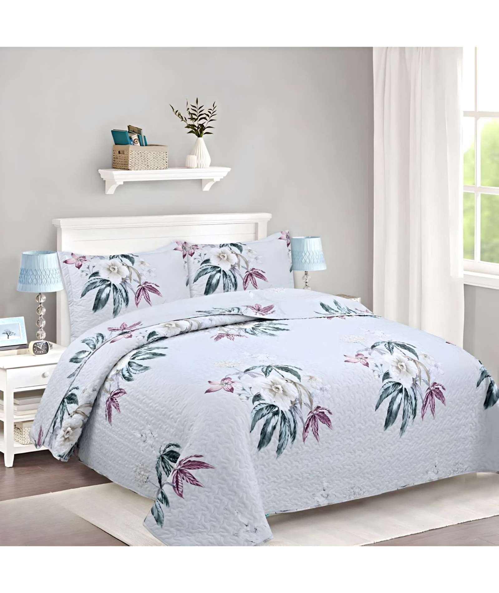 COBERTOR COLCHA QUILT VERANO KING-SUPER KING - 3