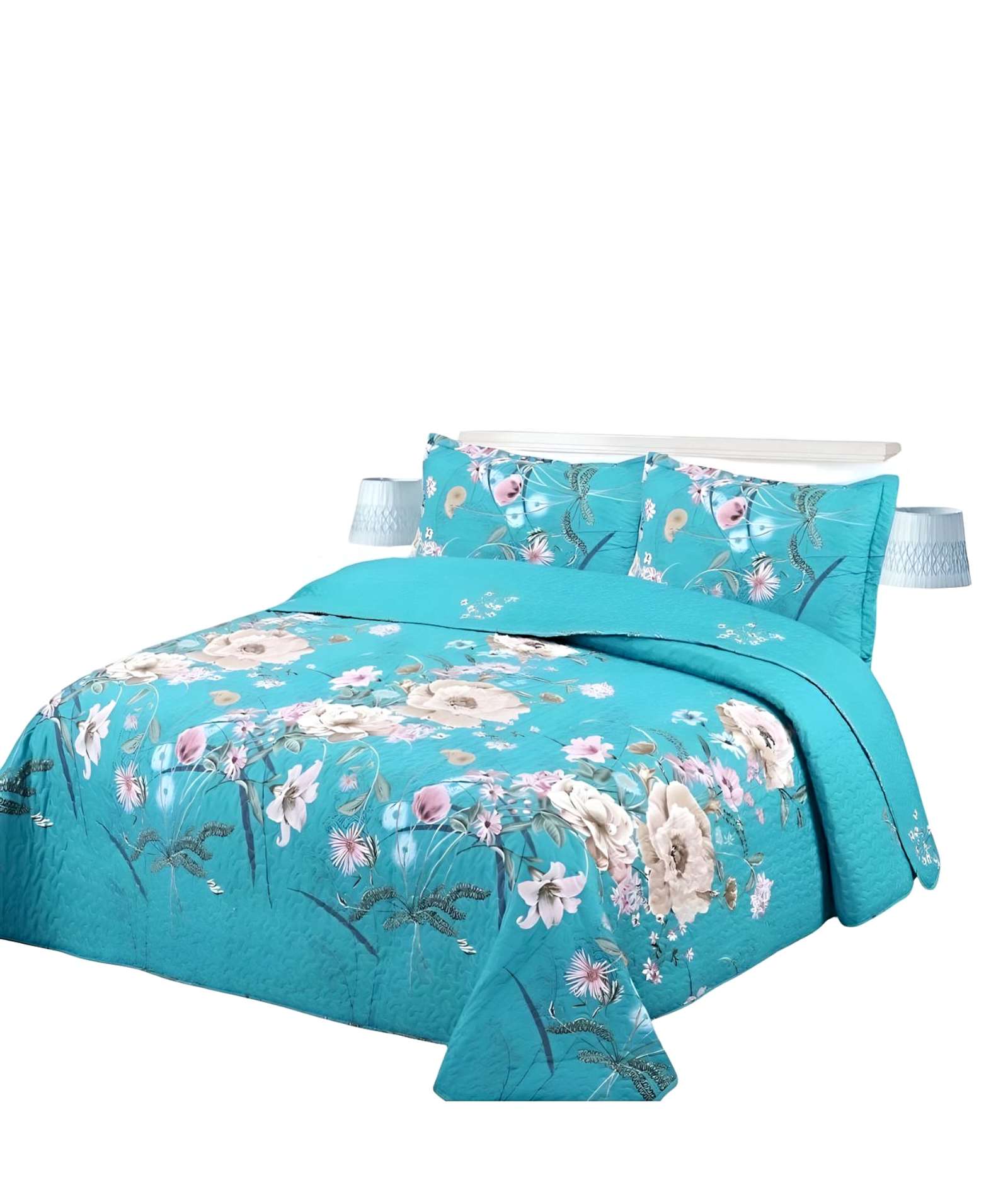 COBERTOR COLCHA QUILT VERANO 2 PLAZAS - 2