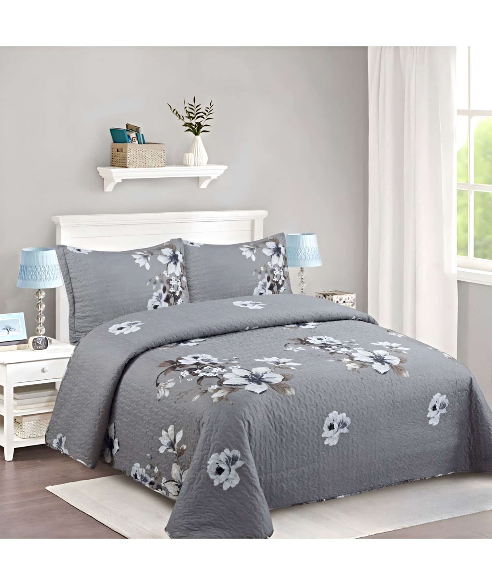 COBERTOR COLCHA QUILT VERANO 2 PLAZAS - 3